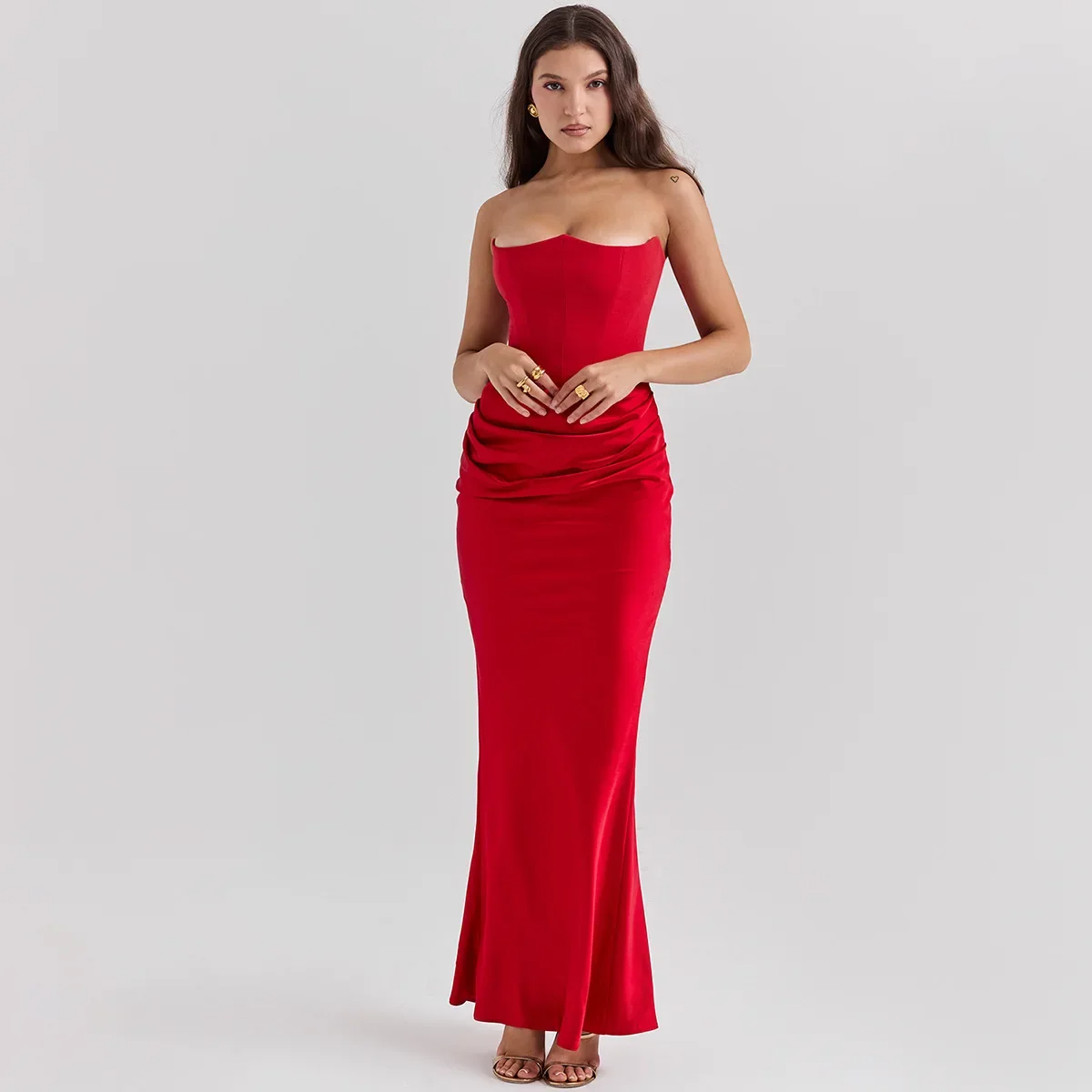 Vestido Longo Modelador Corselet Modern La Noche - GOLDEN ERA
