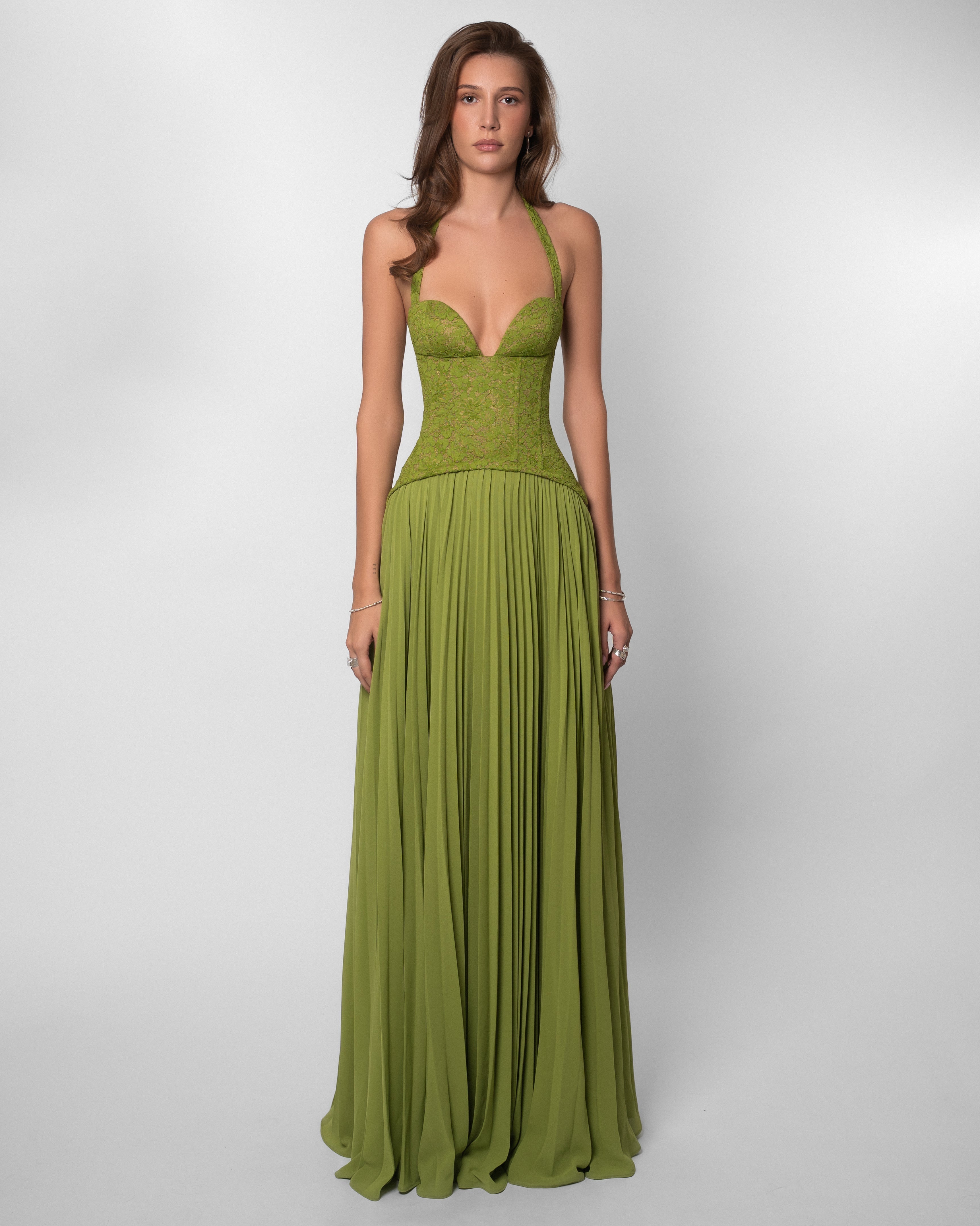 Vestido Longo Efeito Corselet Modern Jasmynne