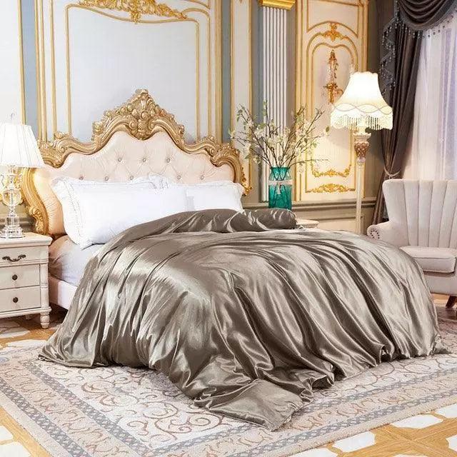 Conjunto de Roupas de Cama de Cetim Funnry™ - 4 unidades SUPER SOFT