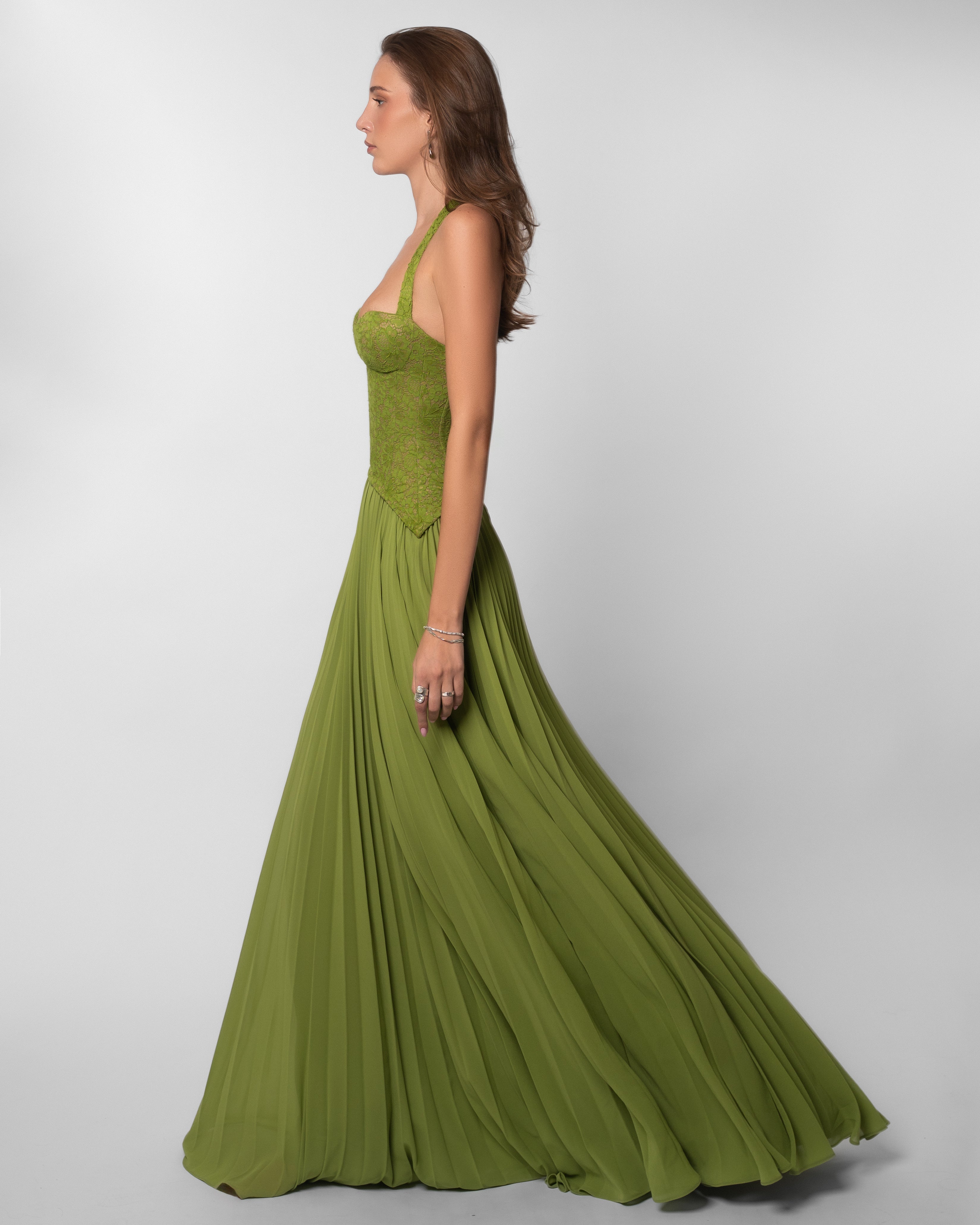 Vestido Longo Efeito Corselet Modern Jasmynne
