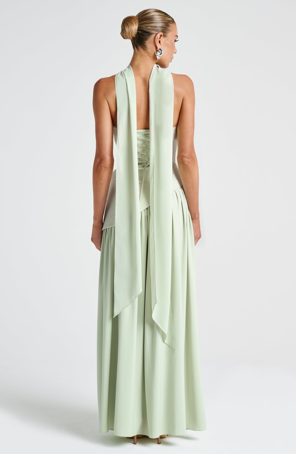 Vestido Longo Sem Alças Elegante Modern Mya
