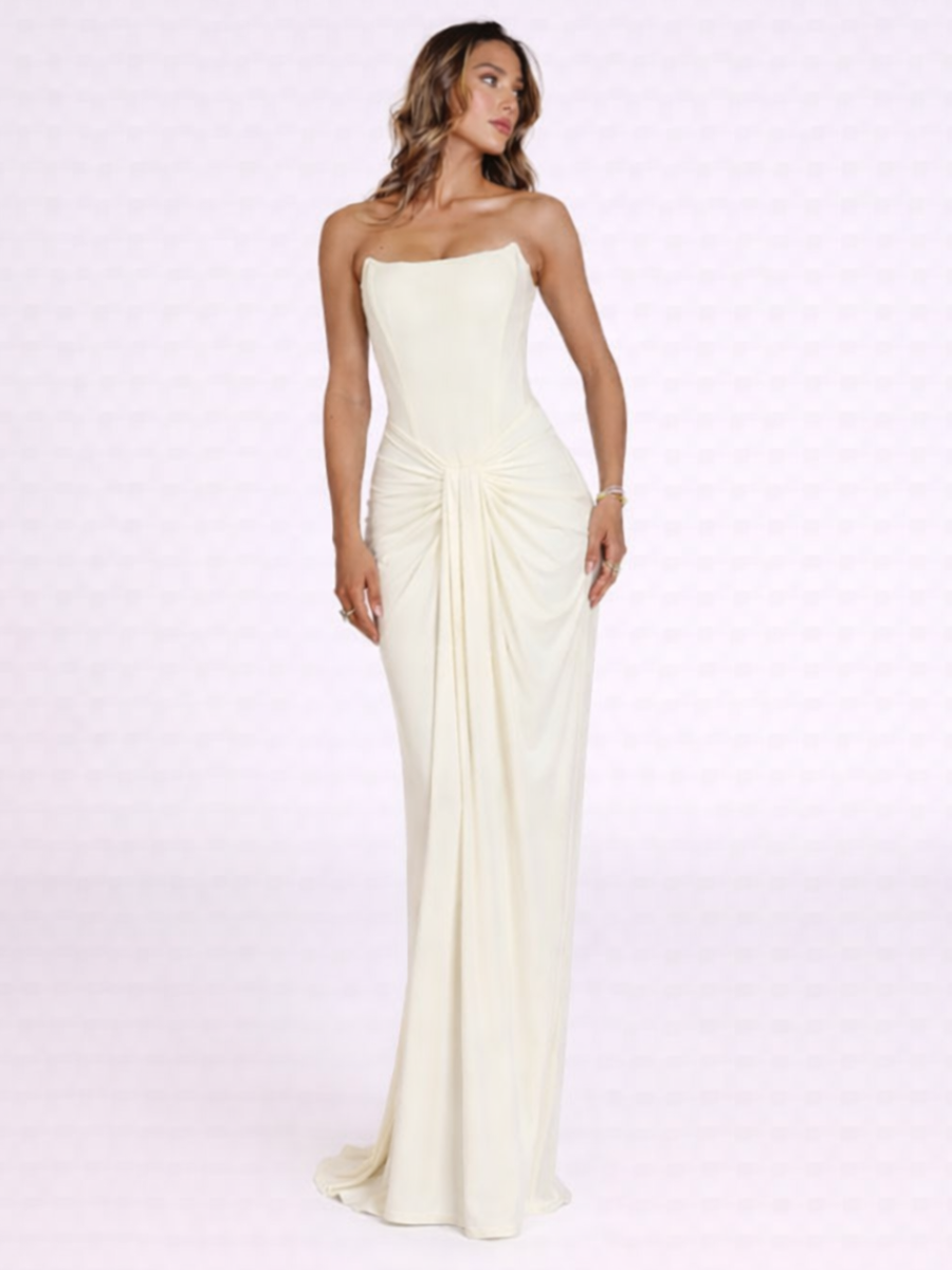 Vestido Longo Corselet Modern Vanilla