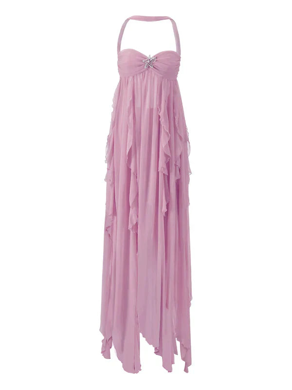 Vestido Com Babados Tendência Modern Ariel
