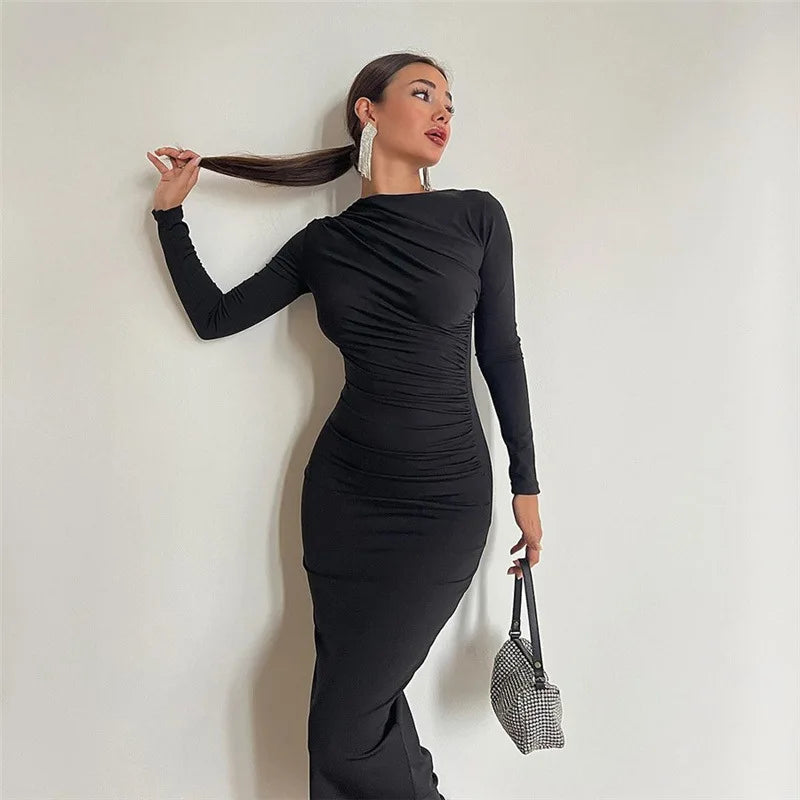 Vestido Drapeado Modern Marluce