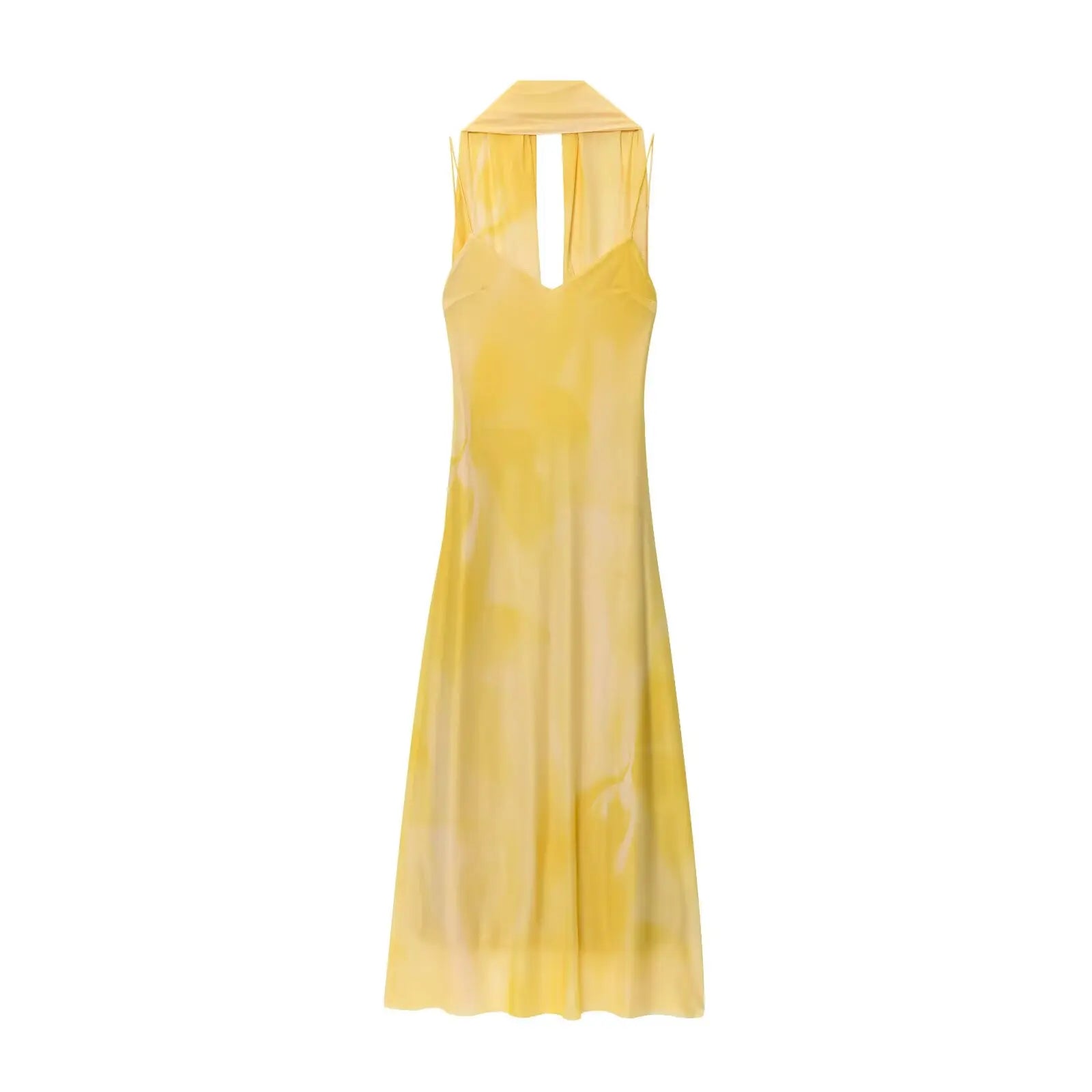 Vestido Longo Decote no Busto Modern Moana