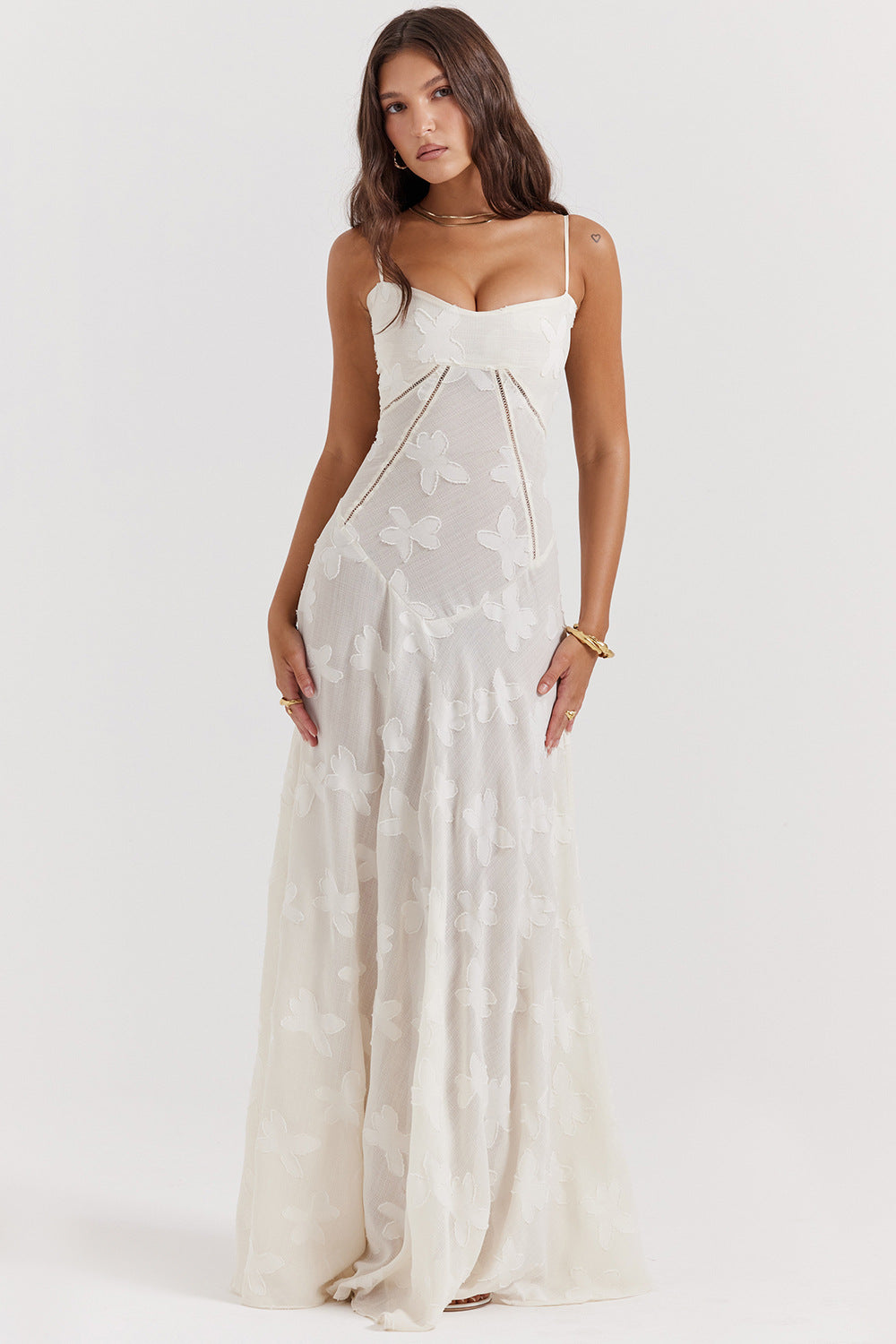 Vestido Longo Modelador com Amarrações Corselet Modern Selena - GOLDEN ERA