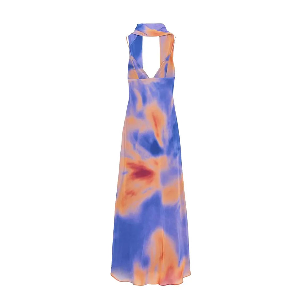 Vestido Longo Decote no Busto Modern Moana