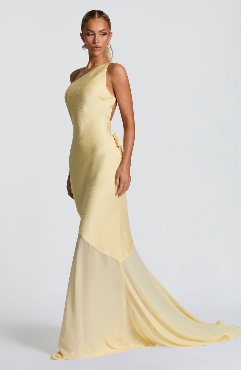 Vestido Longo Cetim Costas Aberta Modern Allure