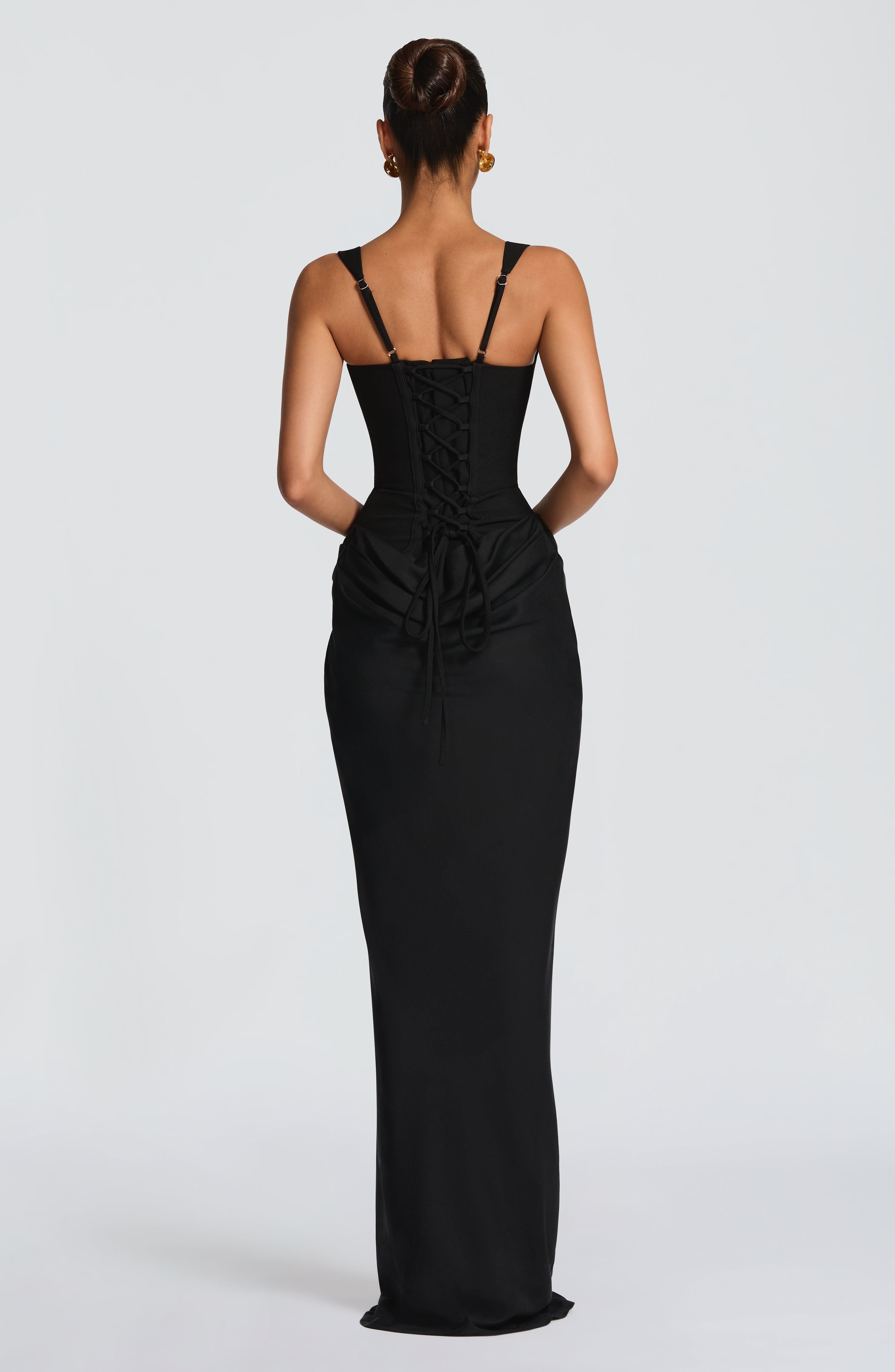 Vestido Longo com Corselet Modern Mia