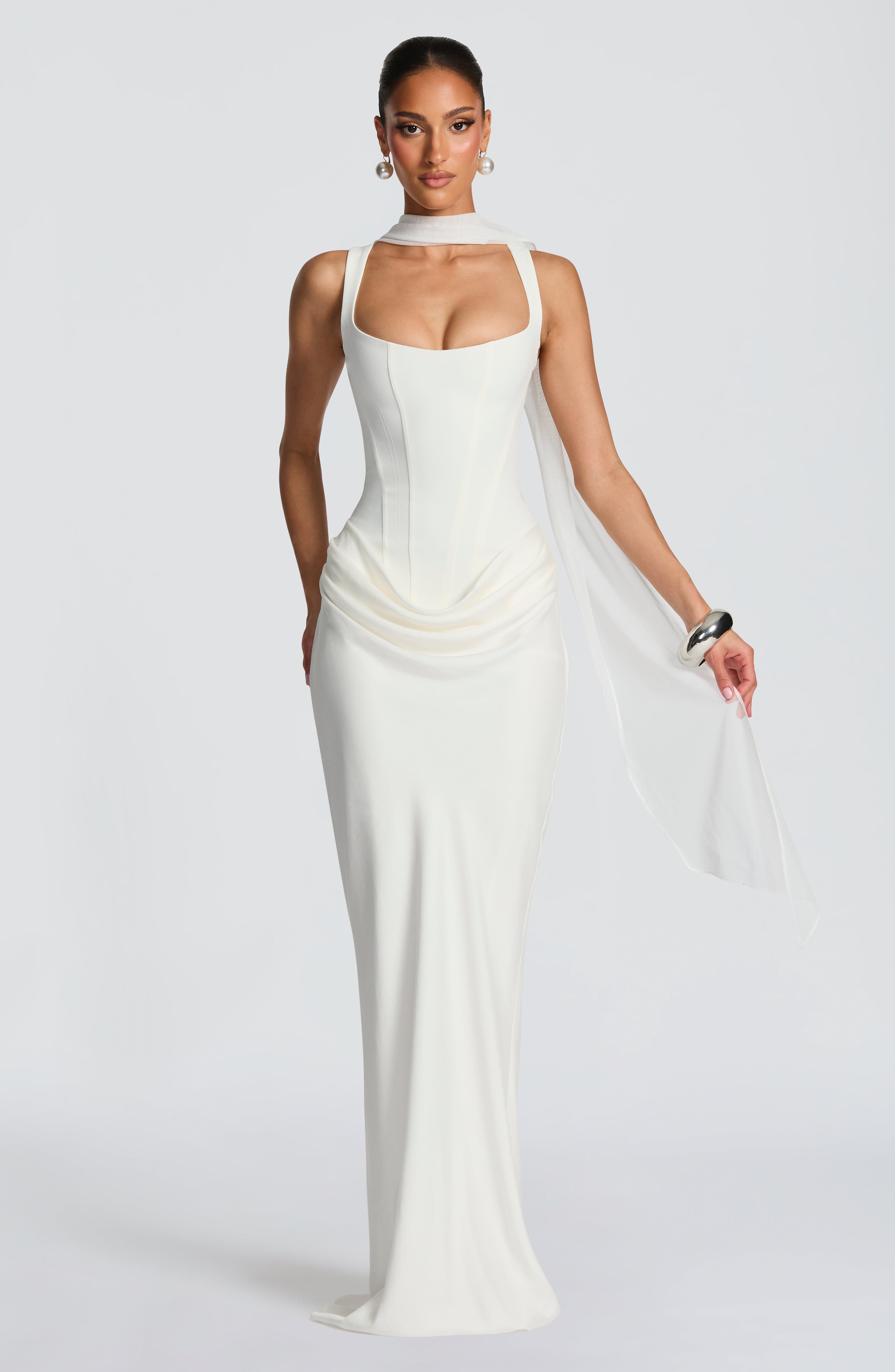 Vestido Longo com Corselet Modern Mia