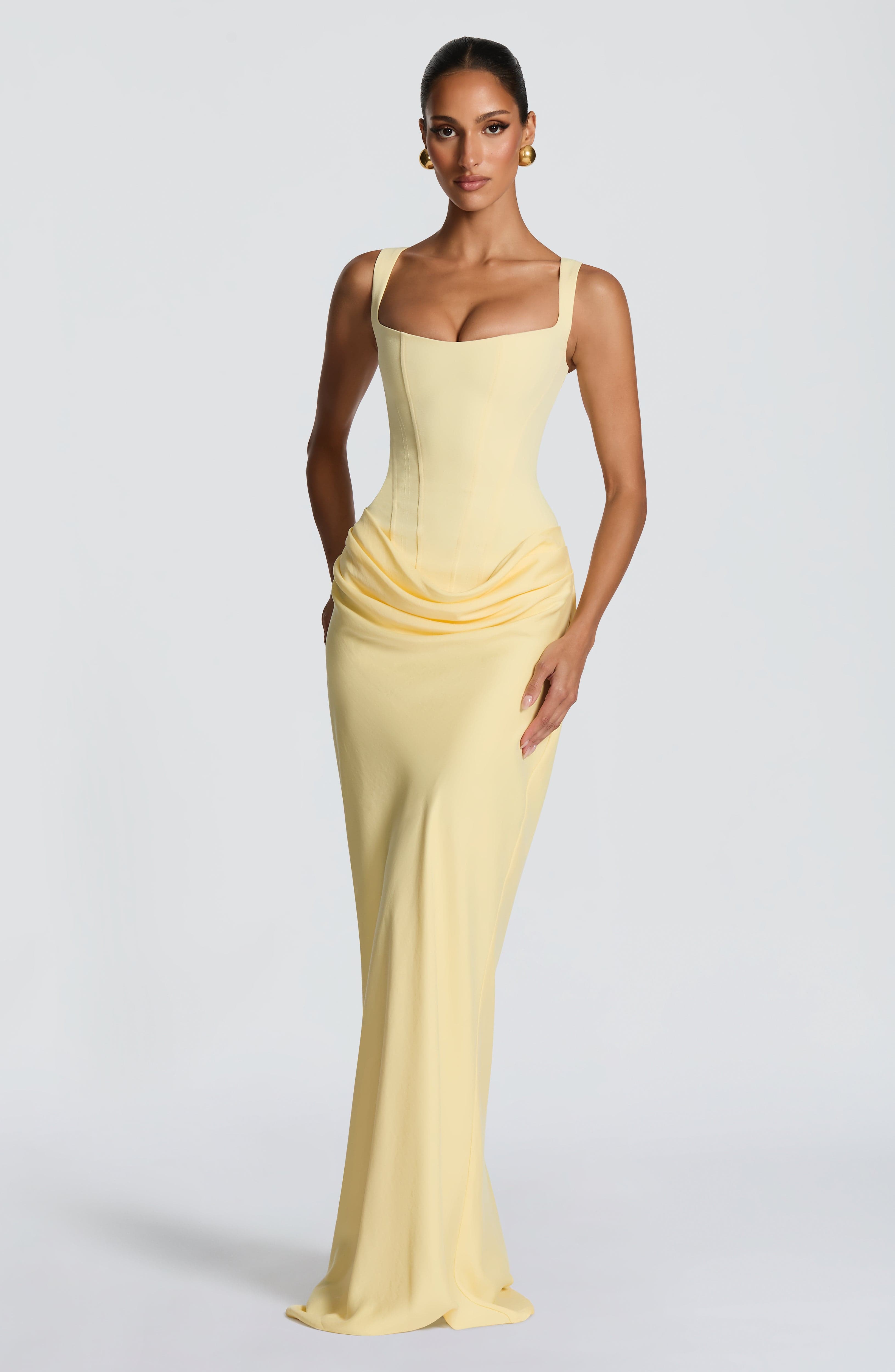 Vestido Longo com Corselet Modern Mia