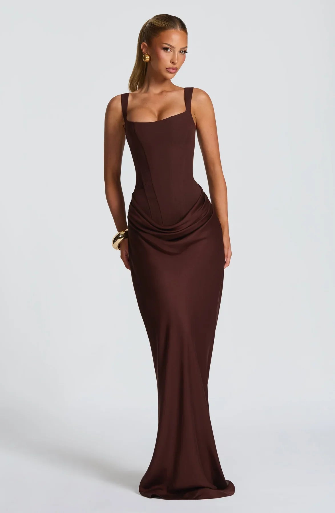 Vestido Longo com Corselet Modern Mia