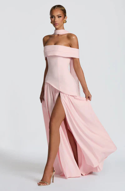Vestido Ombro a Ombro Elegante Modern Mya