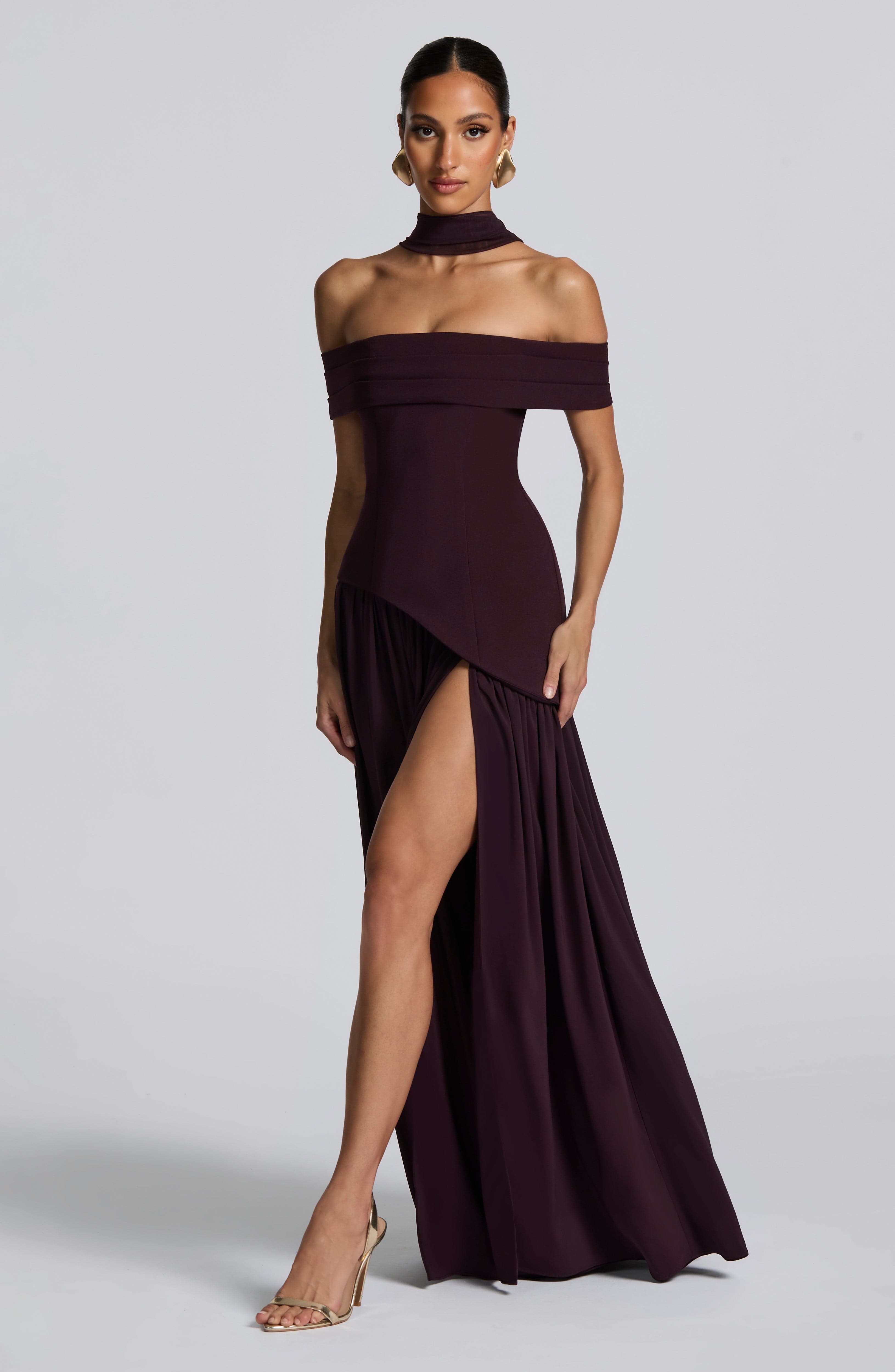 Vestido Ombro a Ombro Elegante Modern Mya