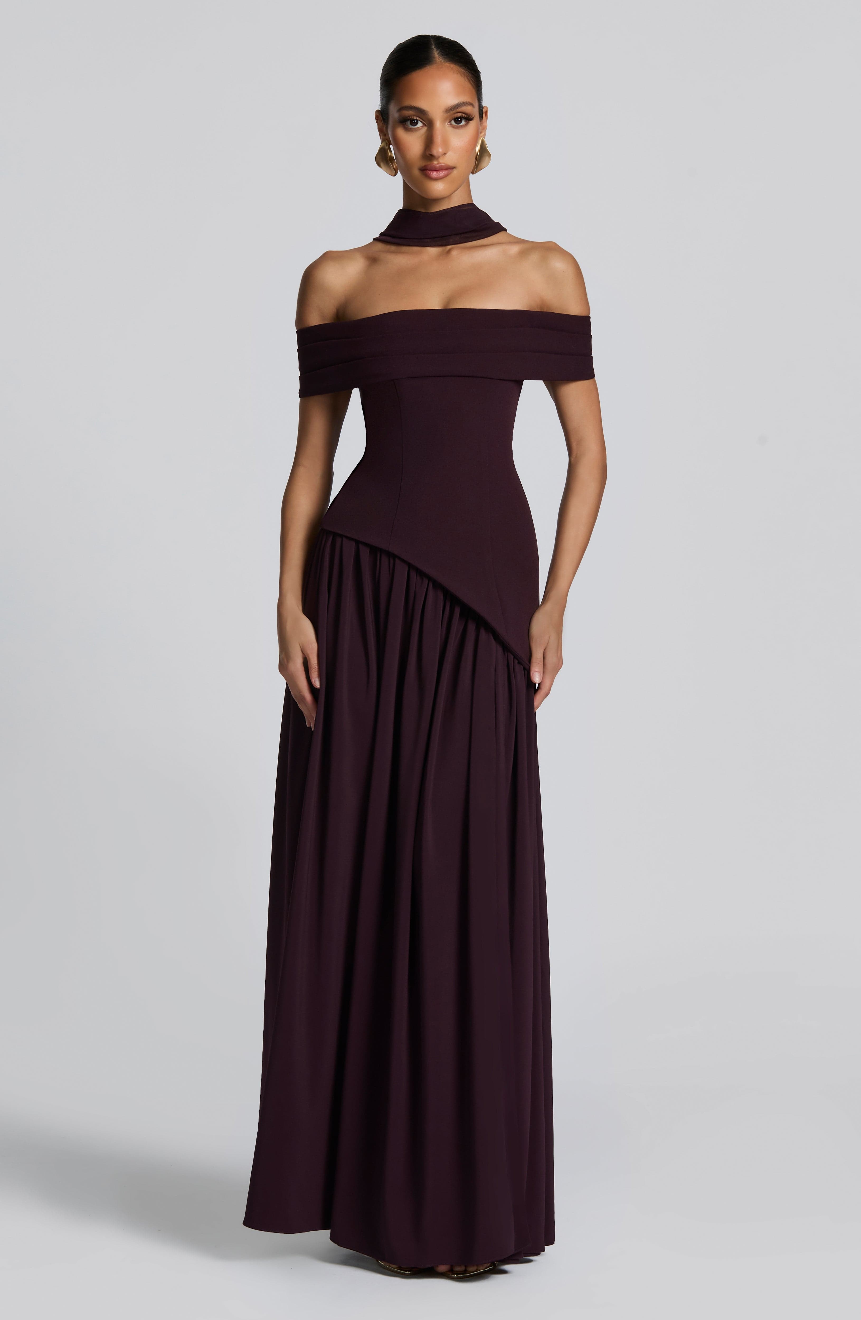 Vestido Ombro a Ombro Elegante Modern Mya