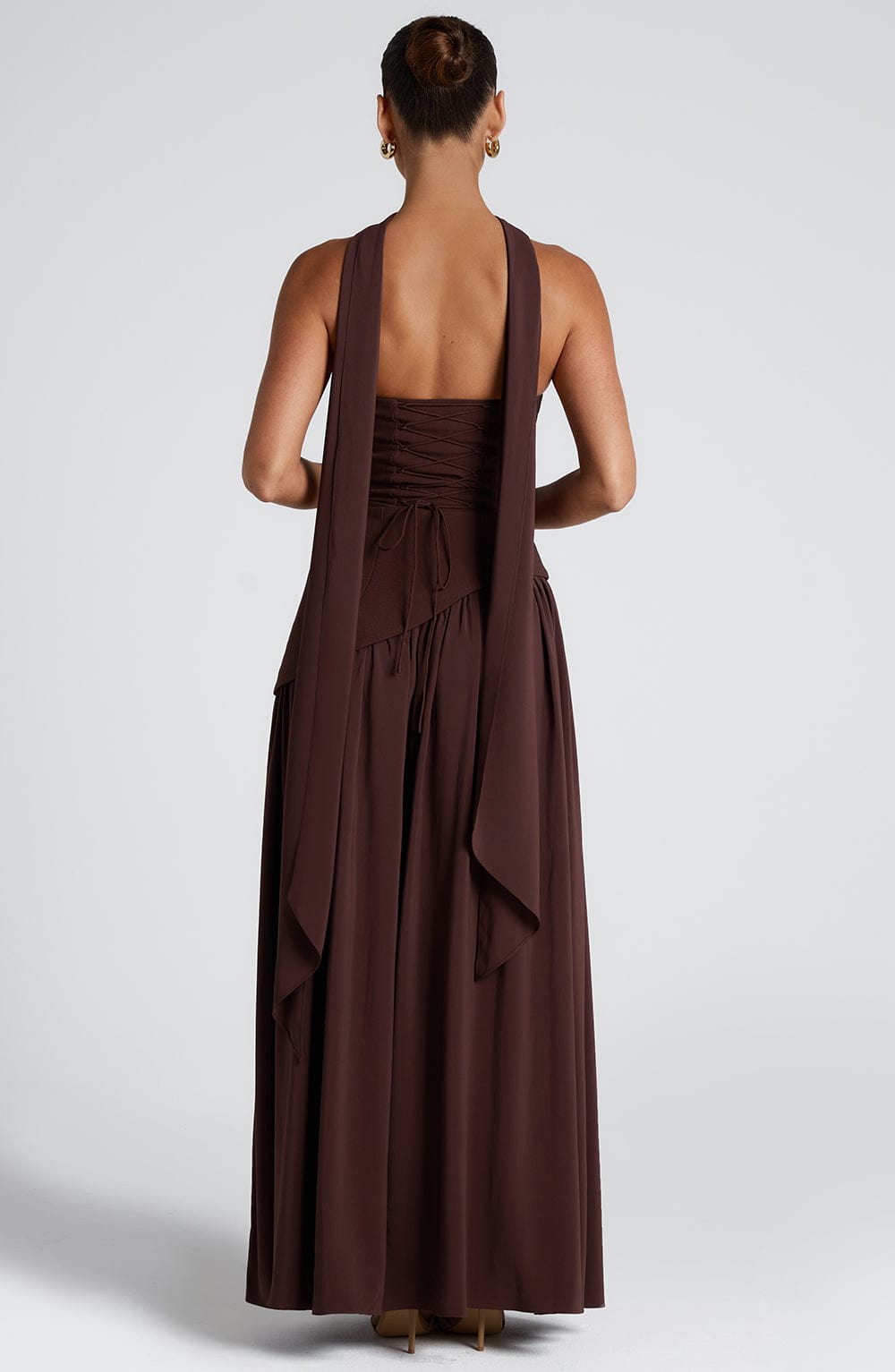 Vestido Longo Sem Alças Elegante Modern Mya