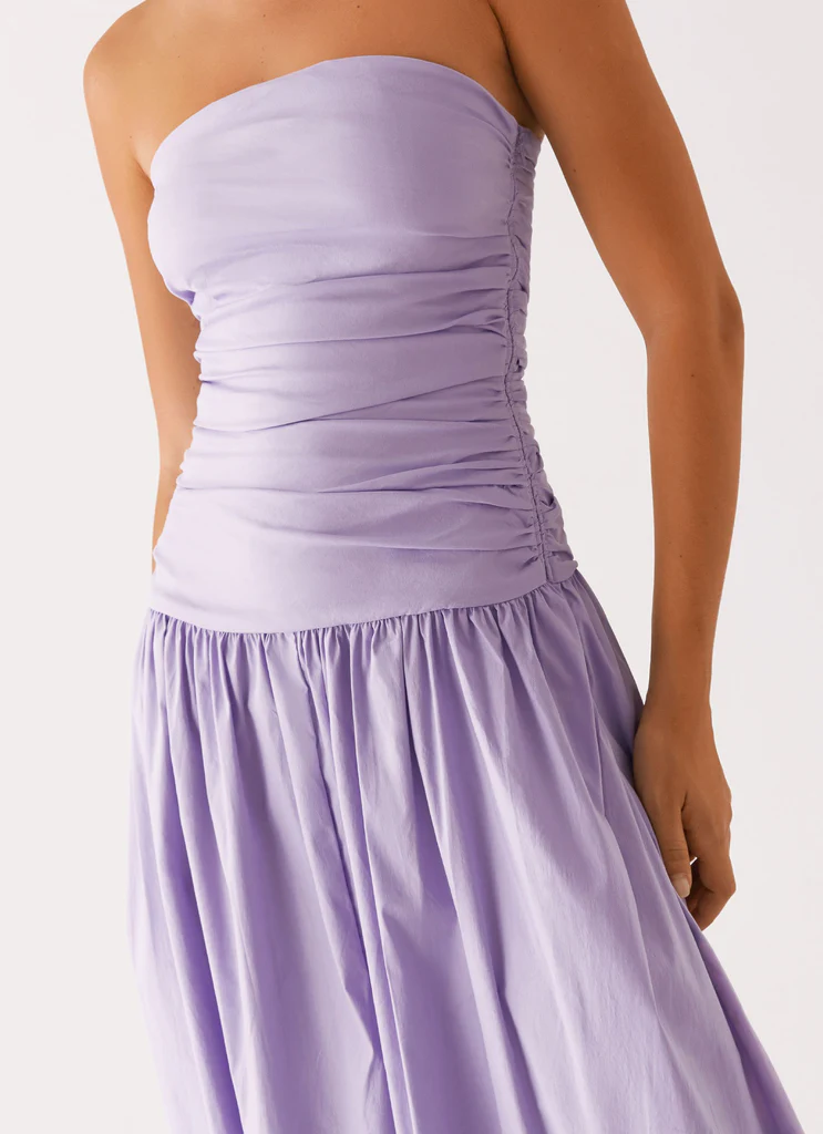 Vestido Sem Alças Elegante Modern Merlot