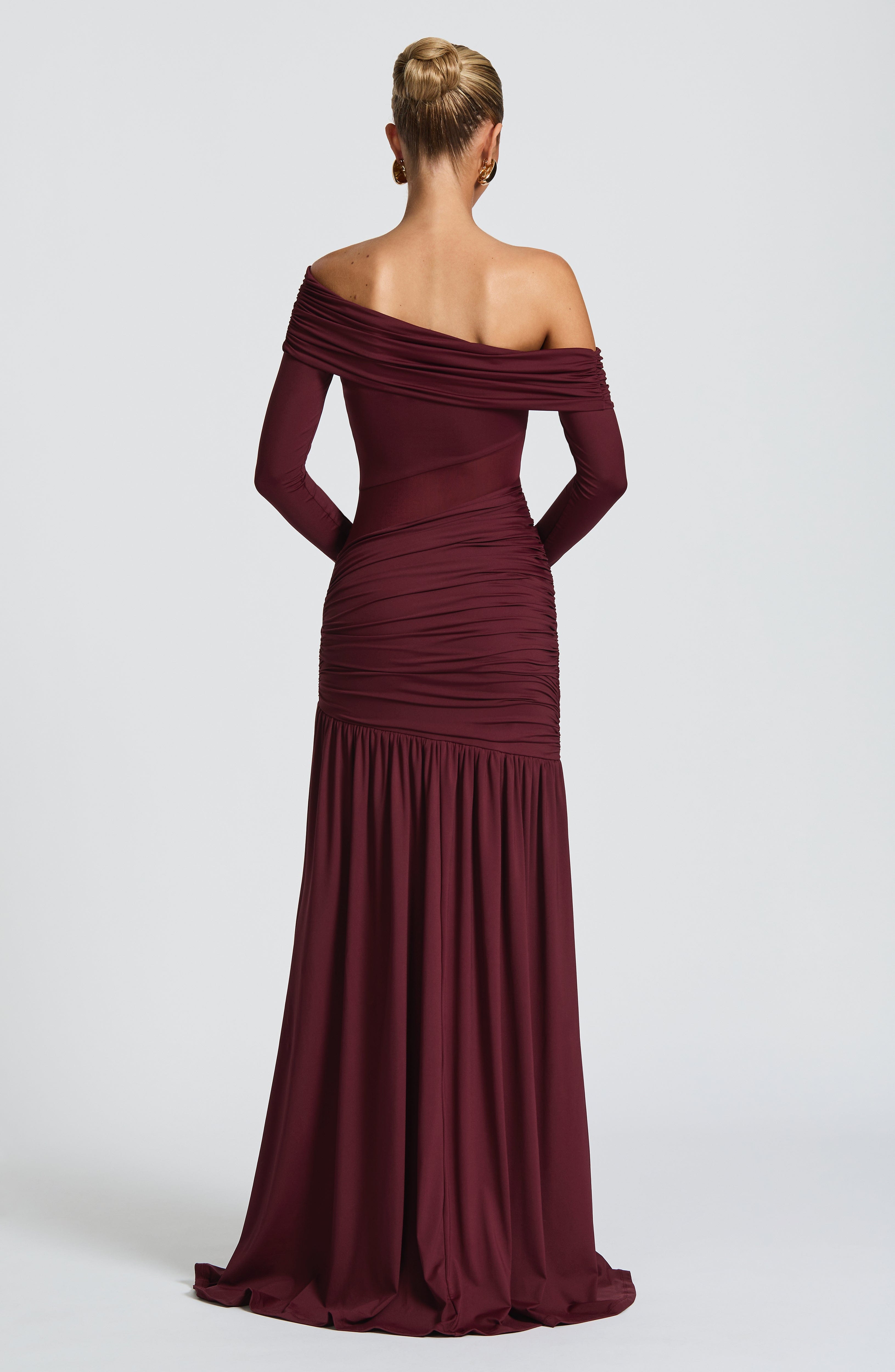 Vestido Longo Manga Comprida Modern Seraphine