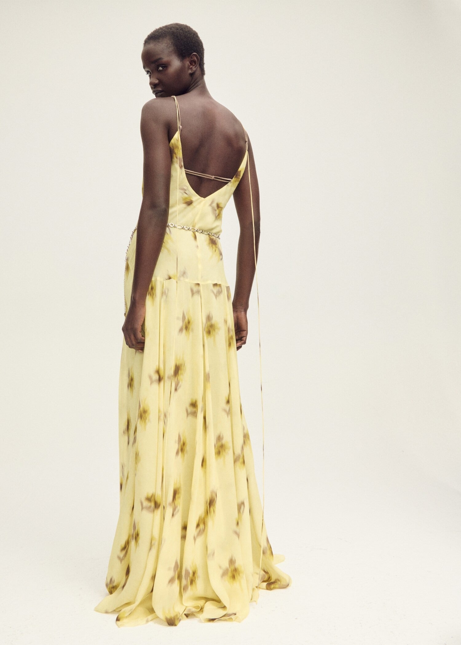 Vestido Longo Floral Delicado Modern Lauren