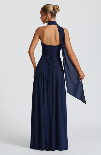 Vestido Longo Sem Alças Elegante Modern Mya