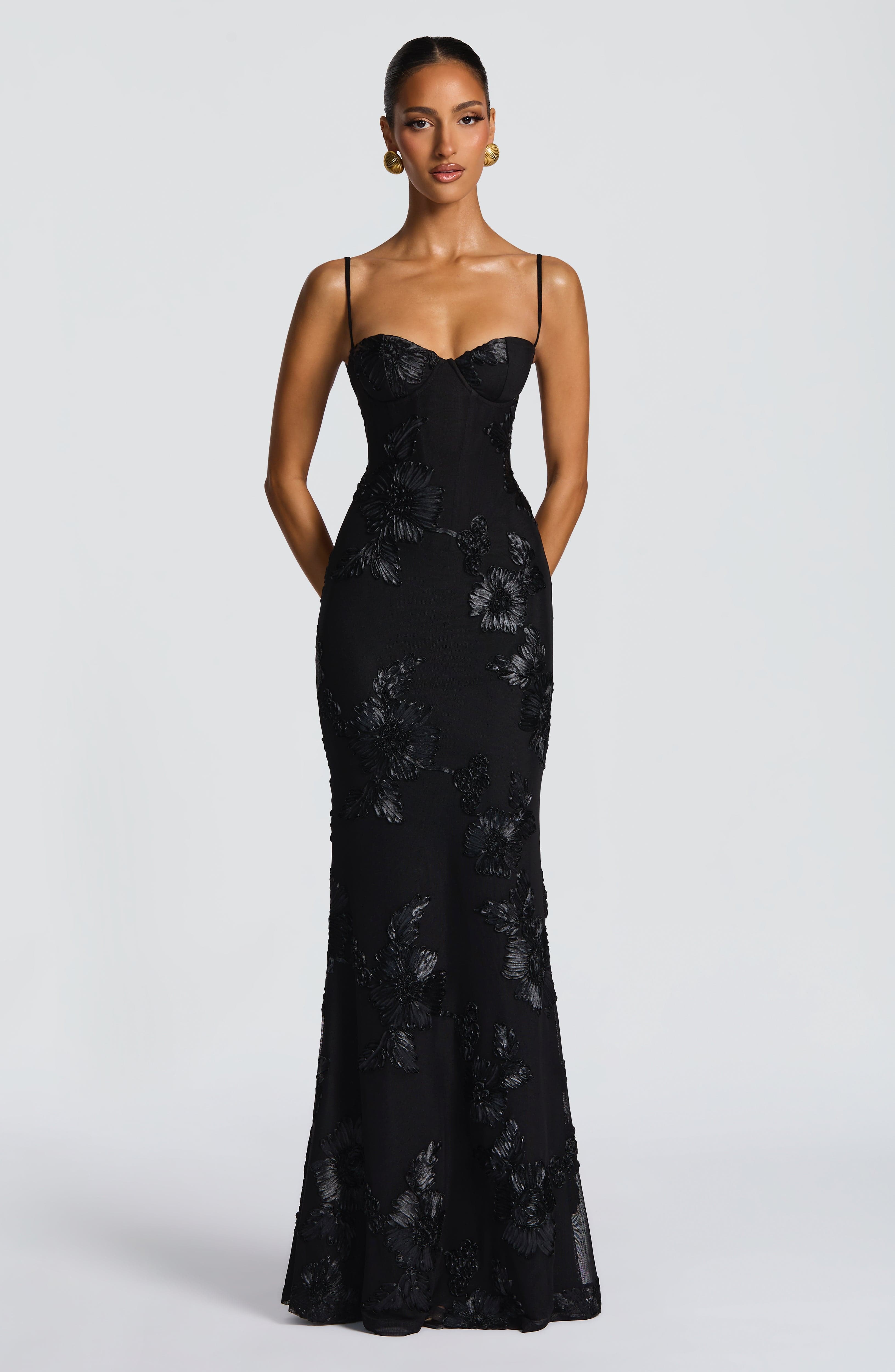 Vestido Longo Modelador com Corset Modern Mirabella