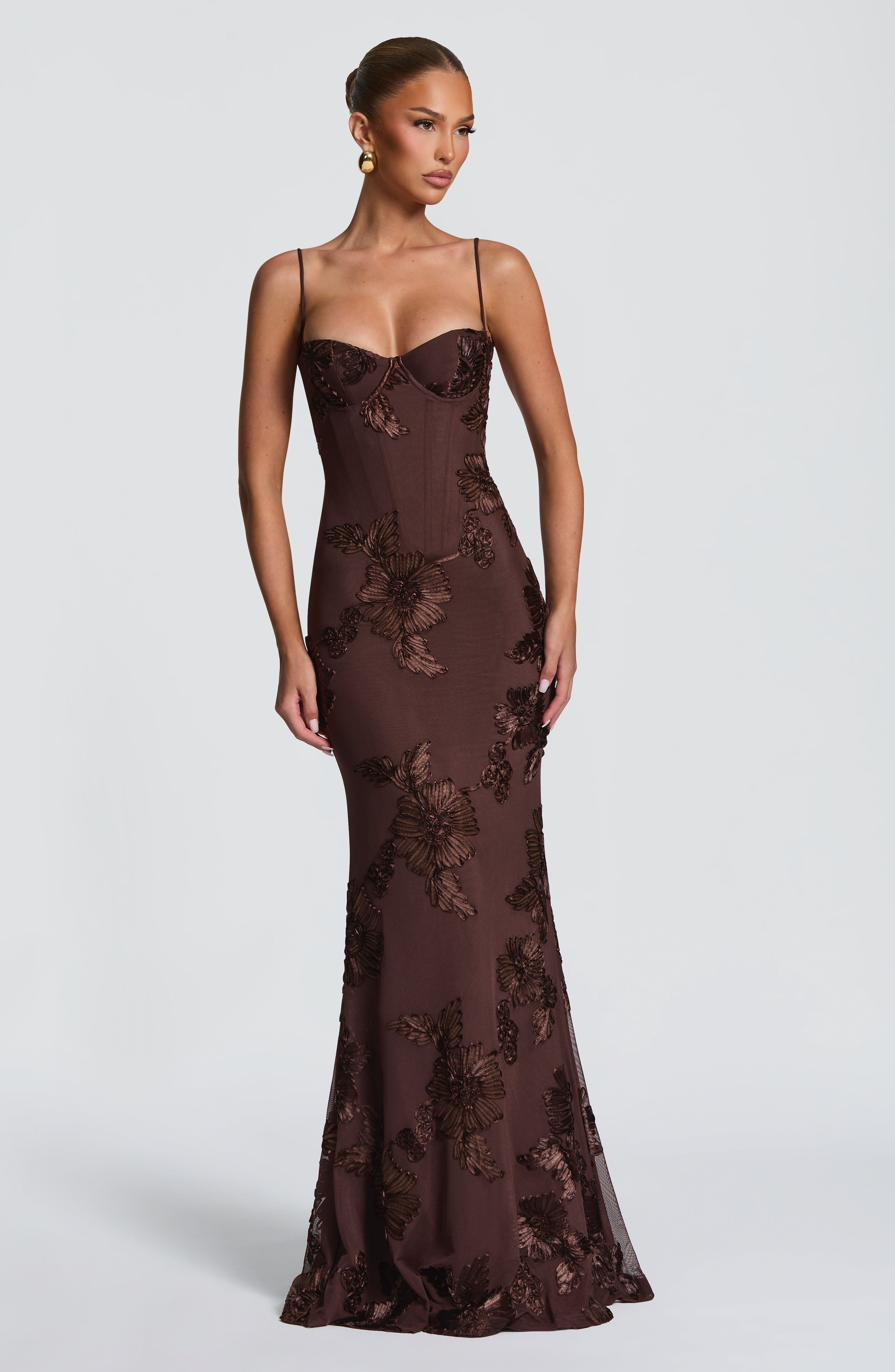 Vestido Longo Modelador com Corset Modern Mirabella