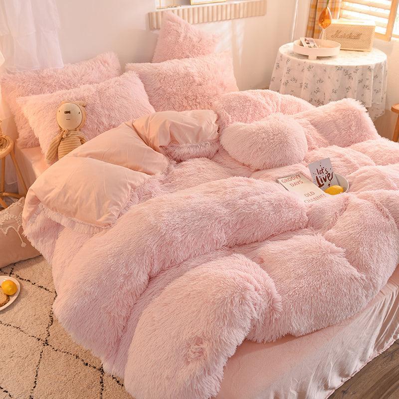 Roupas de Cama em Pelúcia Enjoy Life™ - Ultra Confort com 4 Peças