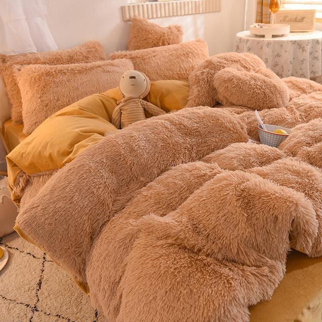 Roupas de Cama em Pelúcia Enjoy Life™ - Ultra Confort com 4 Peças