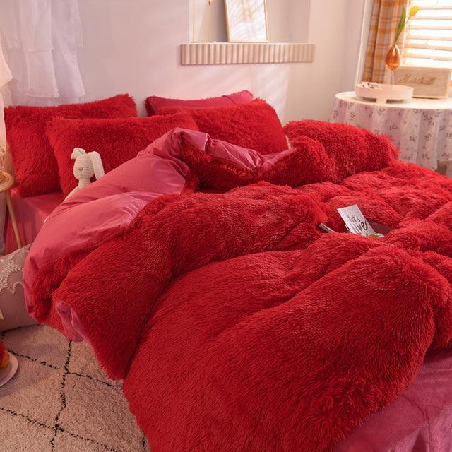 Roupas de Cama em Pelúcia Enjoy Life™ - Ultra Confort com 4 Peças
