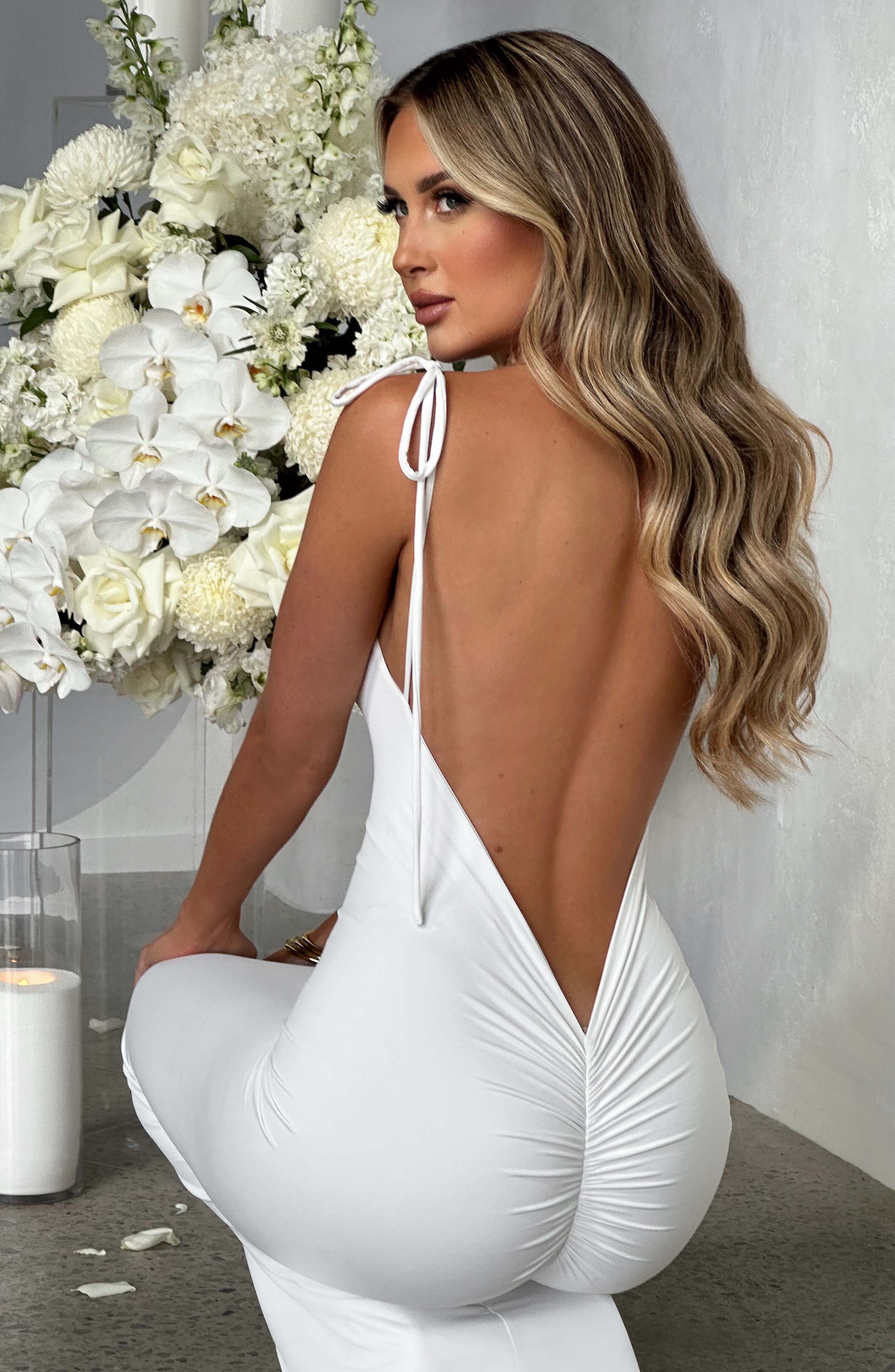 Vestido Longo Costas Aberta Modern Sanya - FULL