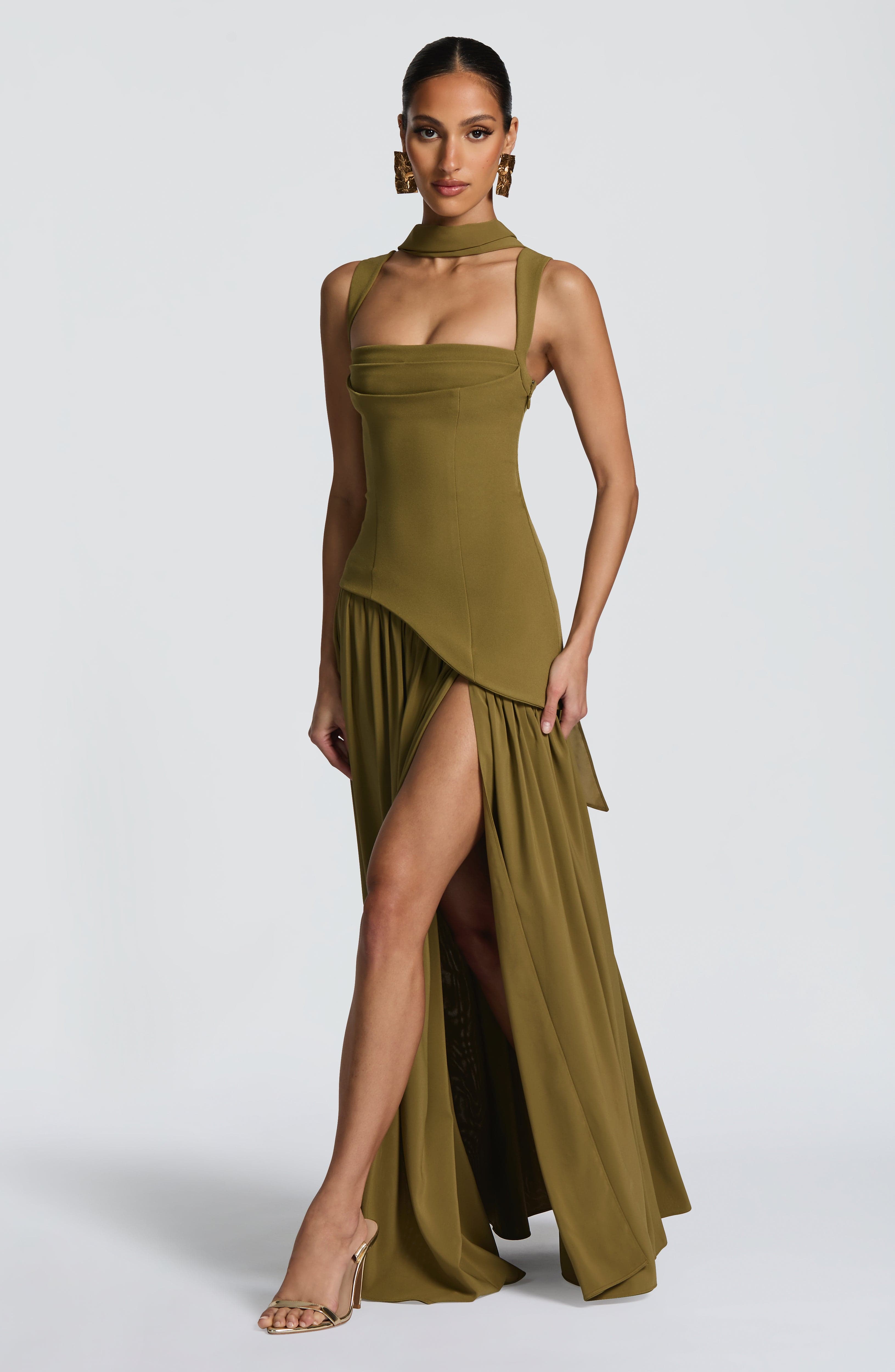 Vestido Longo Corset com Alças Modern Tullulah