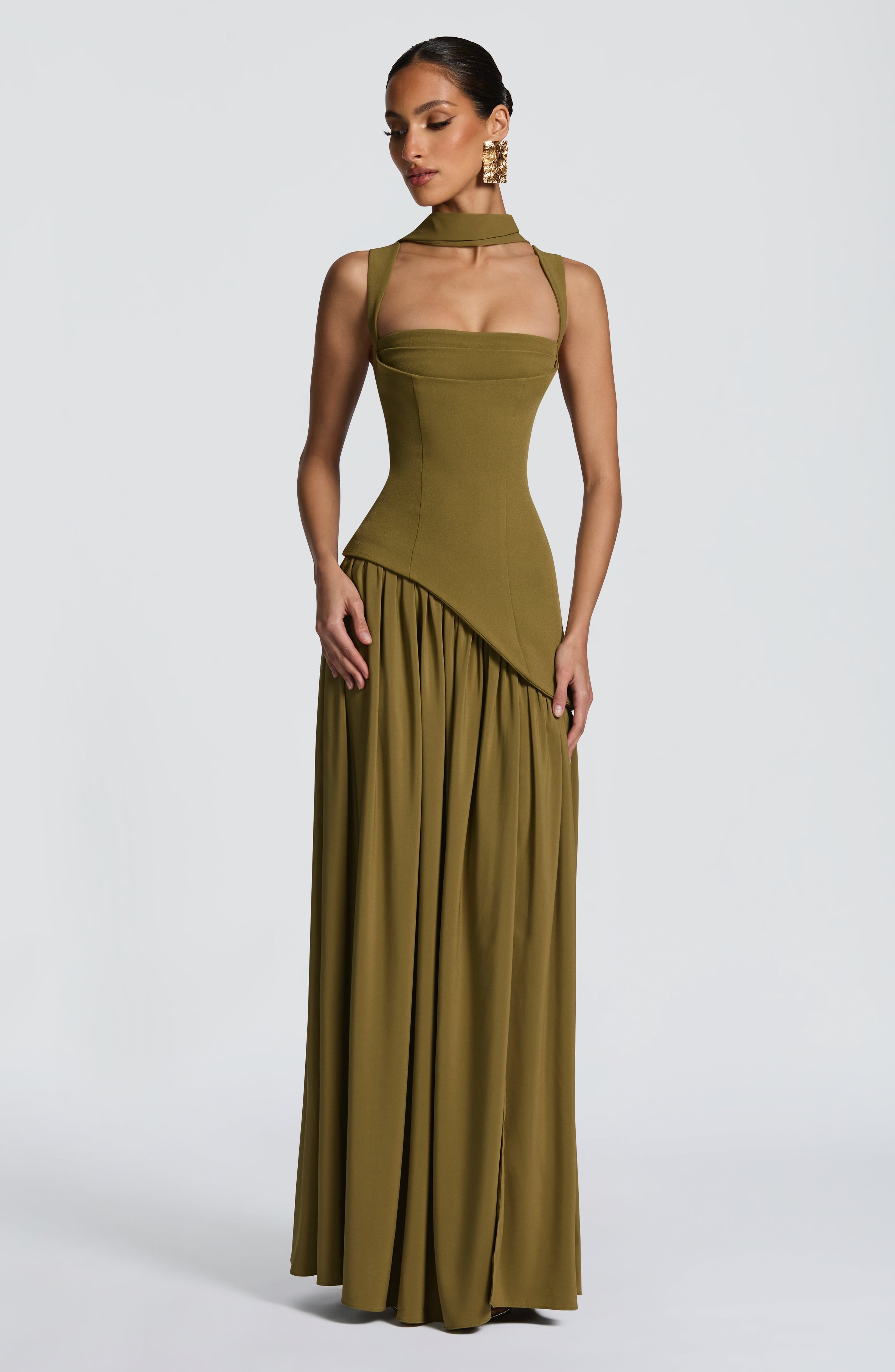 Vestido Longo Corset com Alças Modern Tullulah