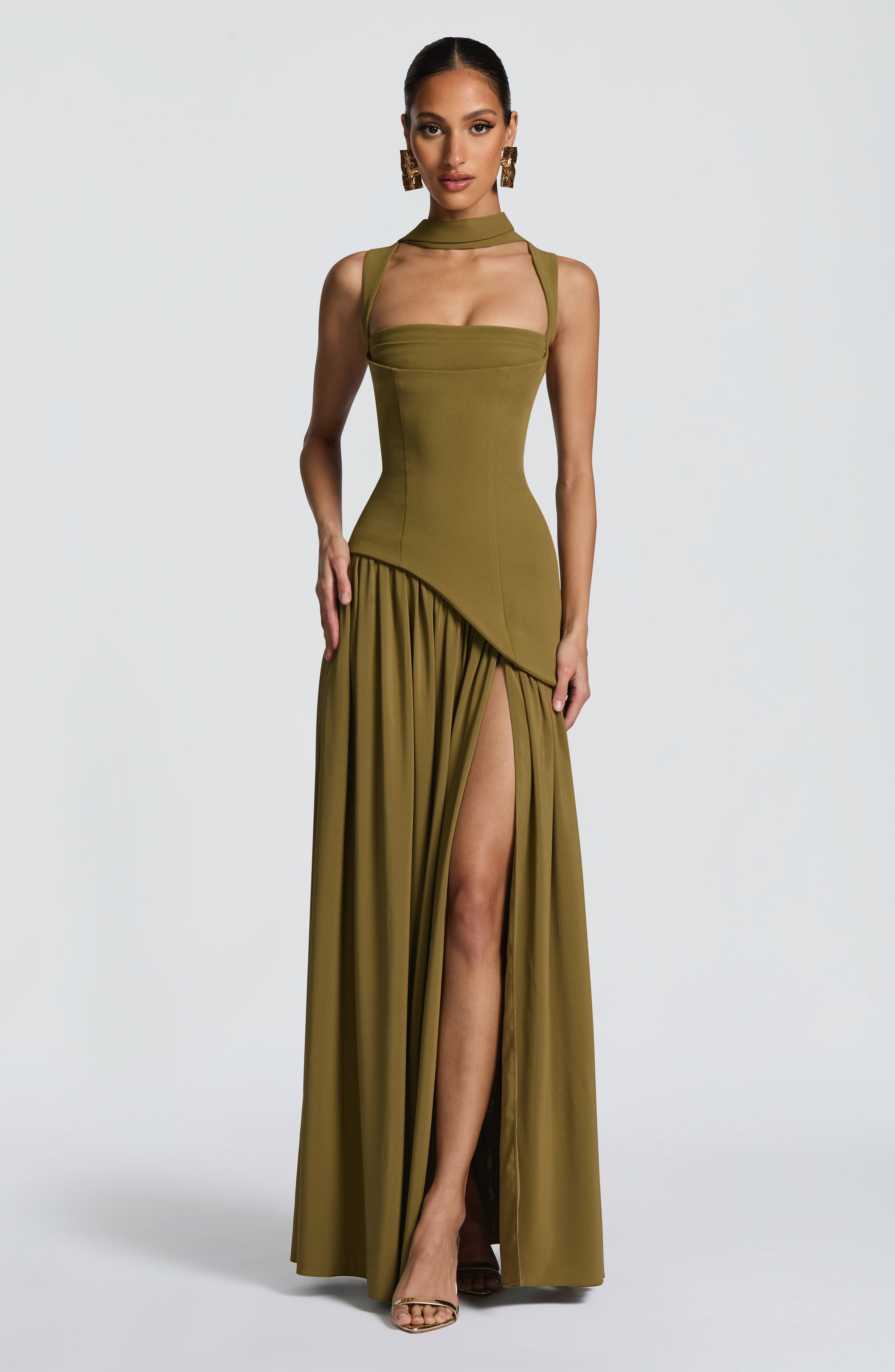 Vestido Longo Corset com Alças Modern Tullulah