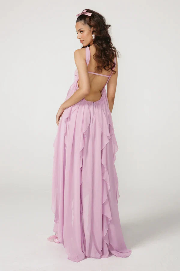 Vestido Com Babados Tendência Modern Ariel