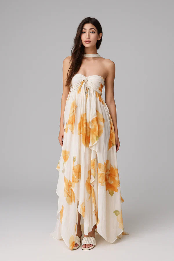 Vestido Com Babados Tendência Modern Ariel