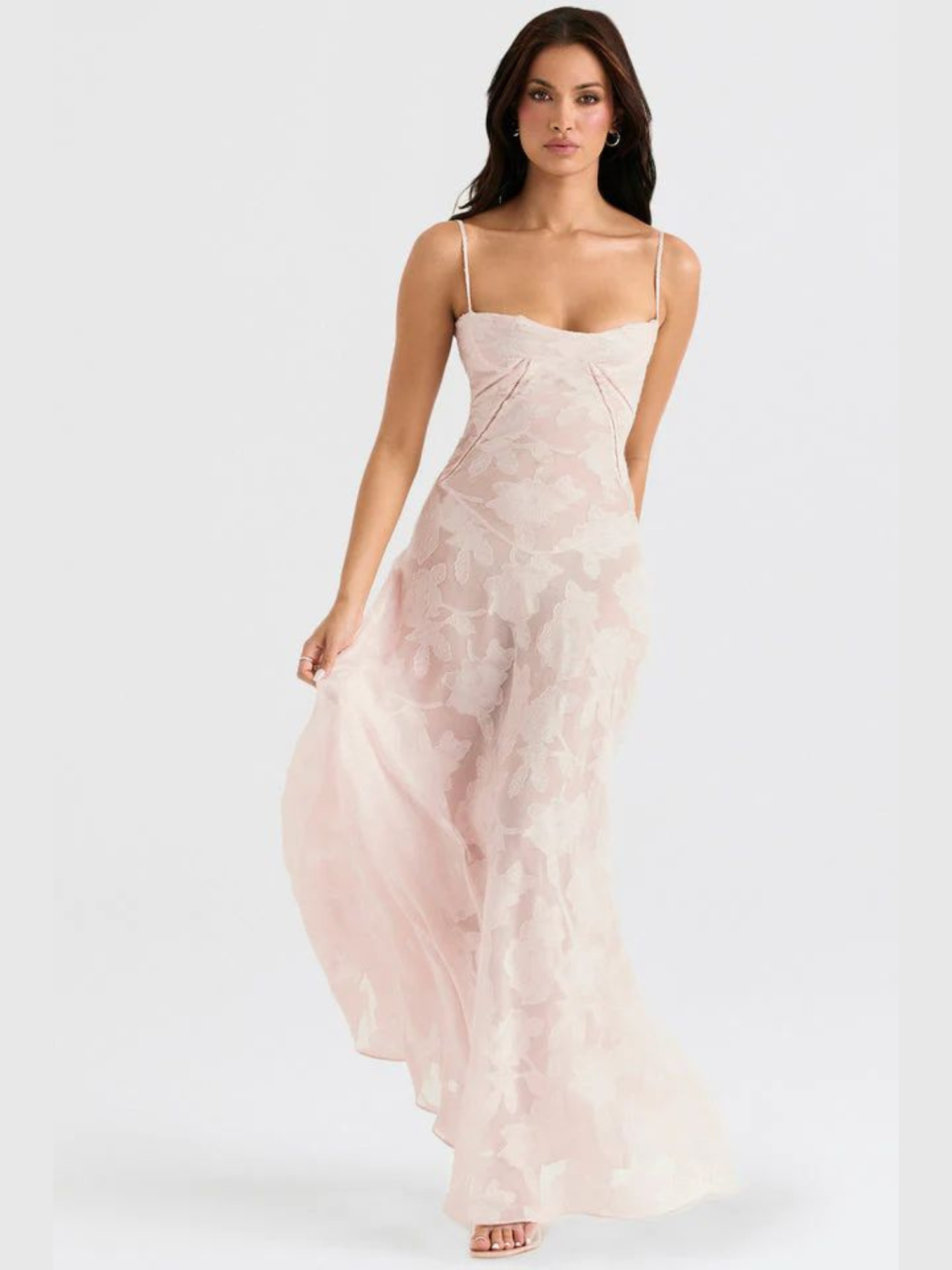 Vestido Longo Modelador com Amarrações Corselet Modern Selena - GOLDEN ERA