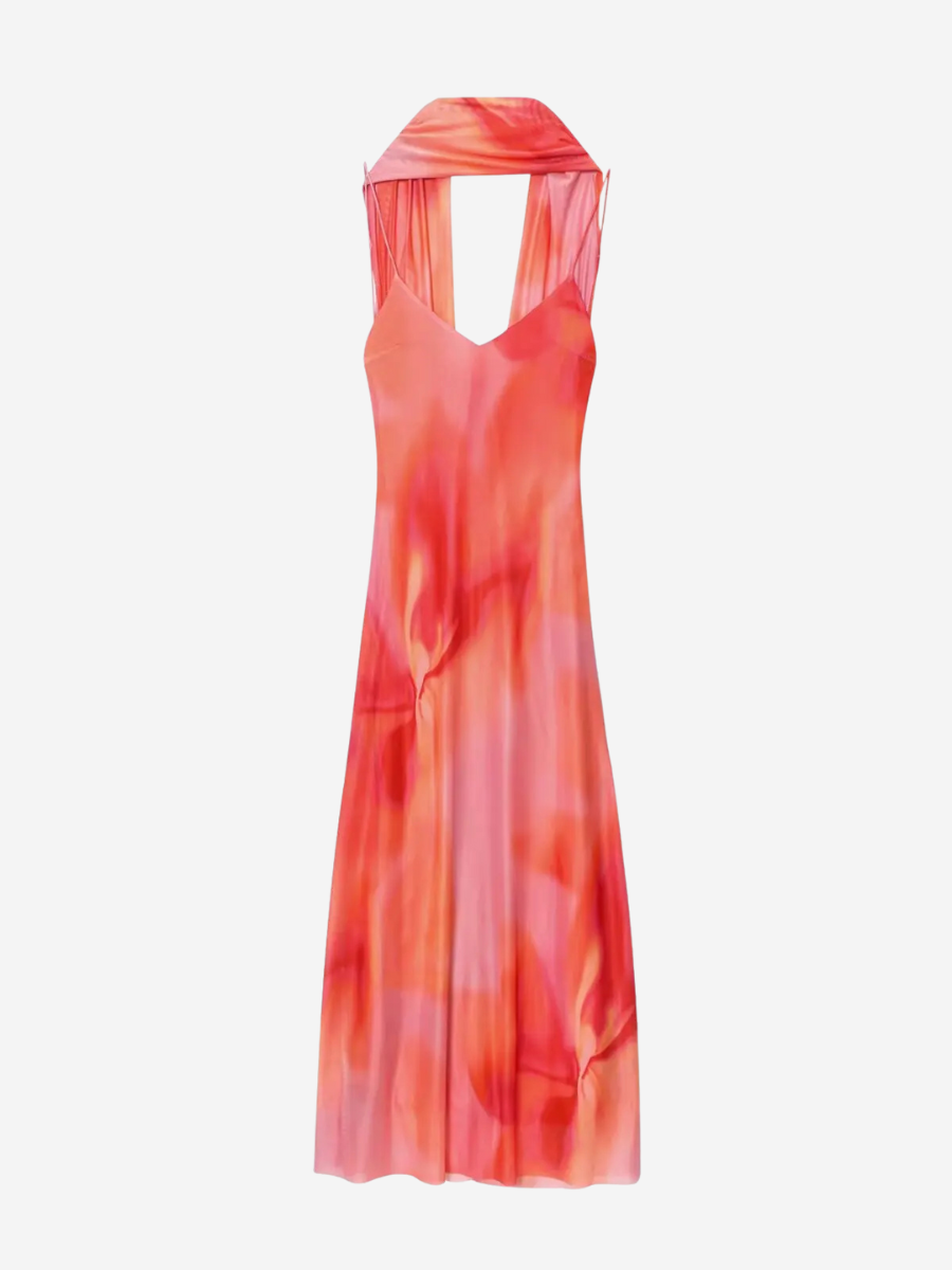 Vestido Longo Decote no Busto Modern Moana