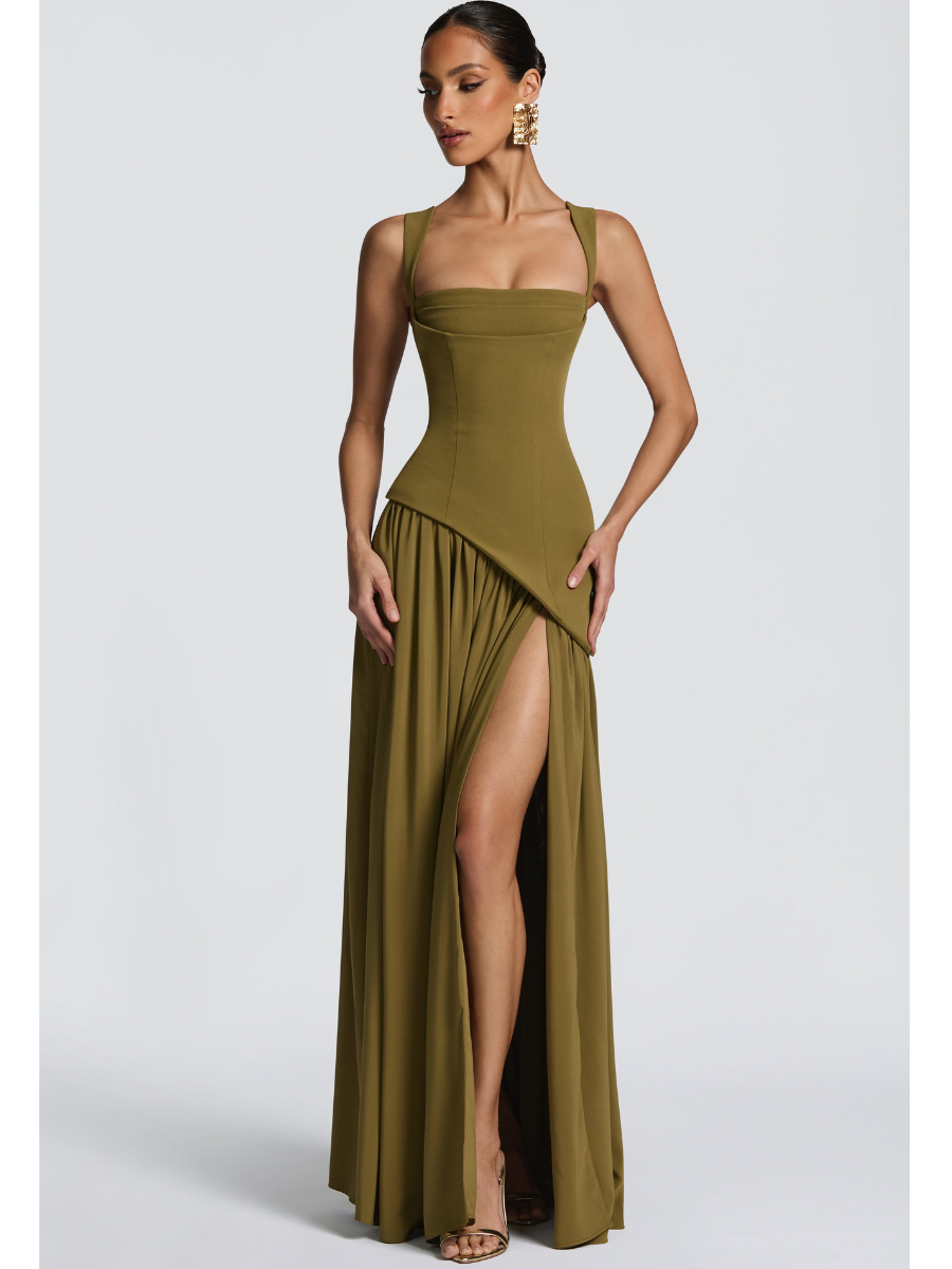Vestido Longo Corset com Alças Modern Tullulah