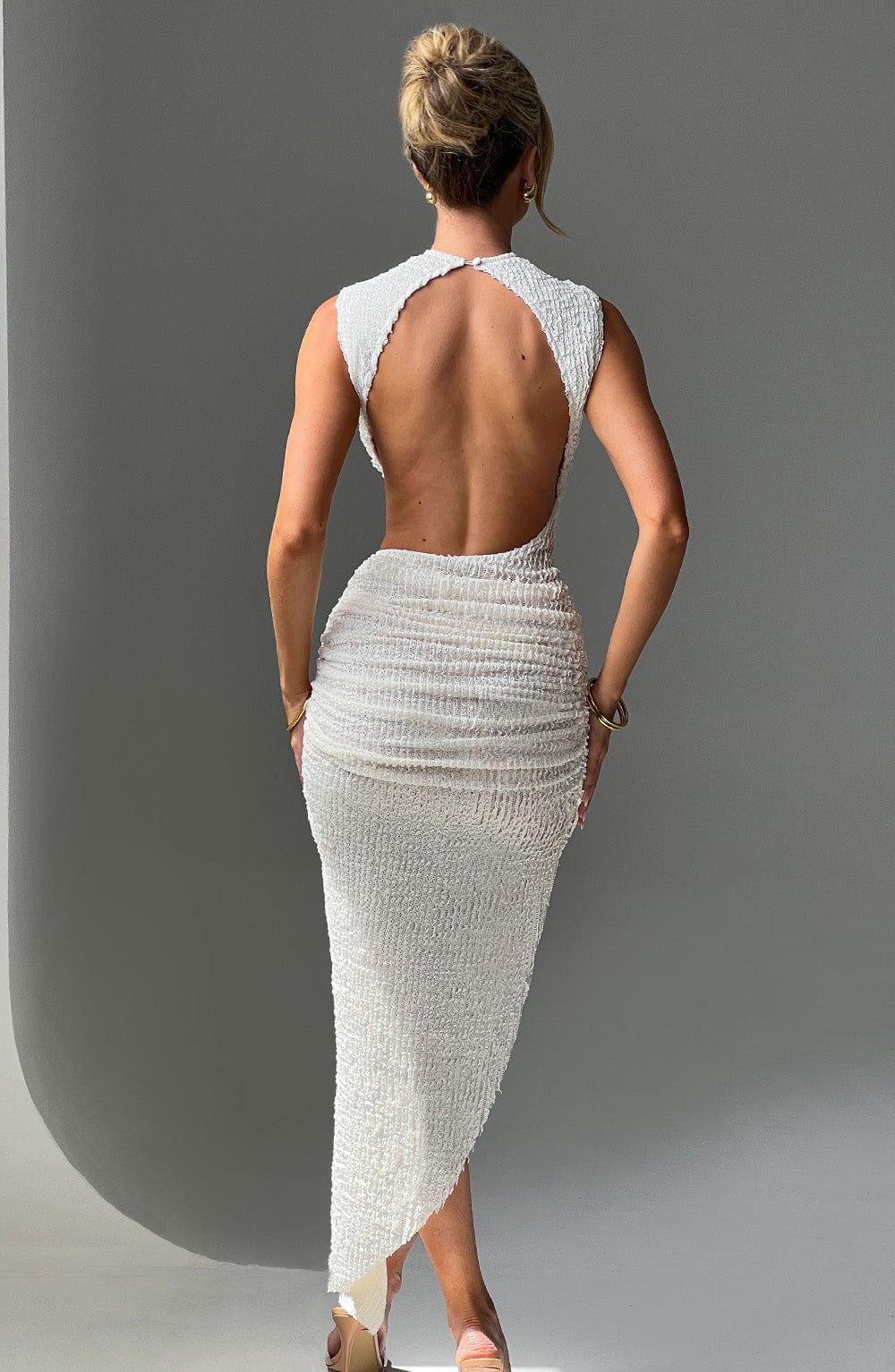 Vestido Longo com Fenda Modern Lamour