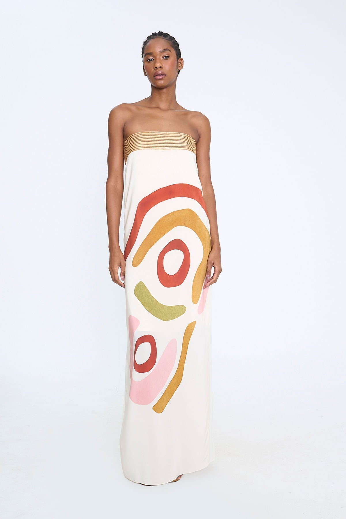 Vestido Longo Sem Alças Modern Hadija