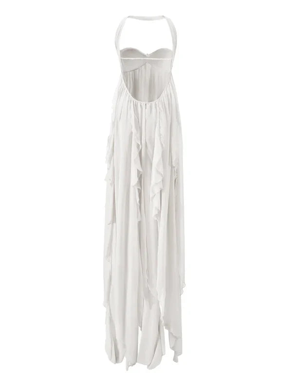 Vestido Com Babados Tendência Modern Ariel