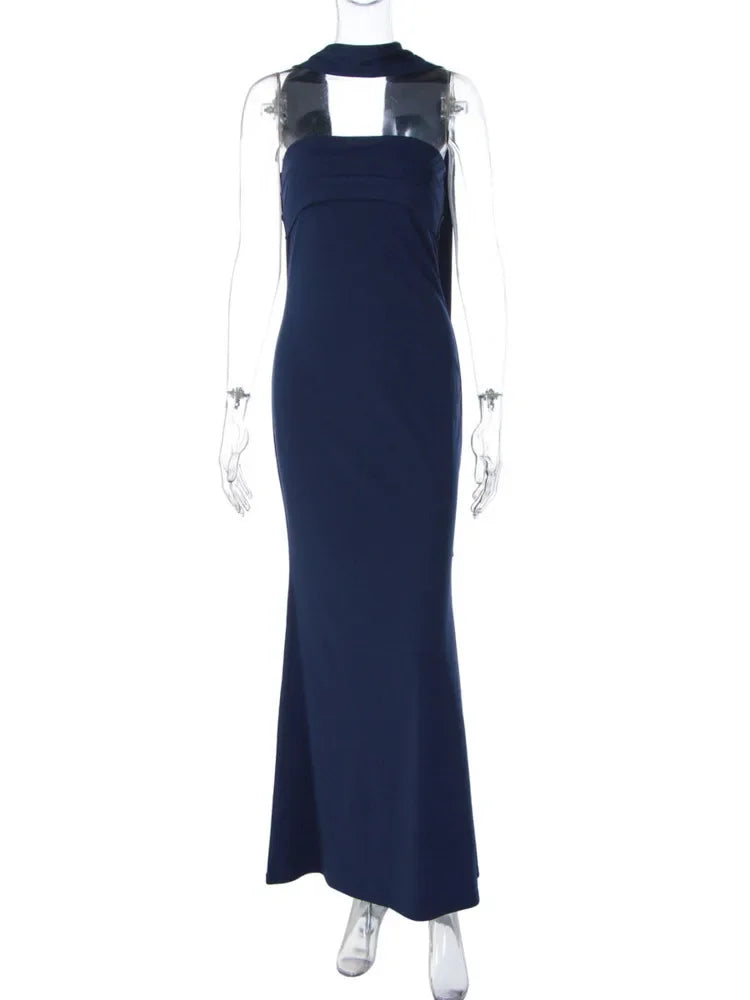 Vestido Longo sem Alças Modern Liz