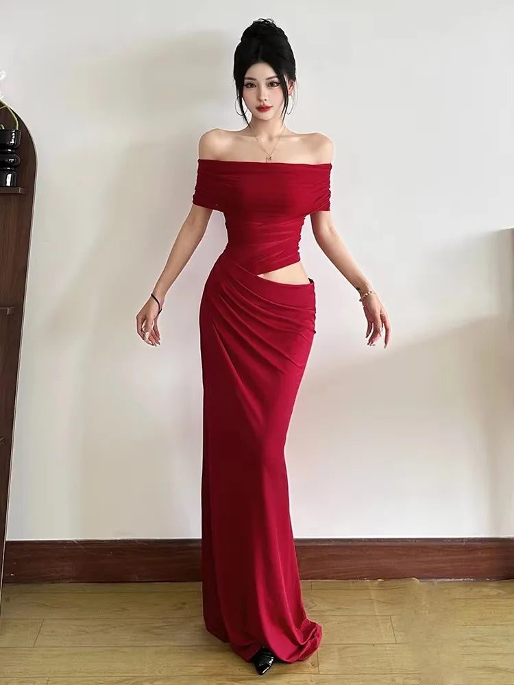 Vestido Longo Ombro a Ombro Modern Briella