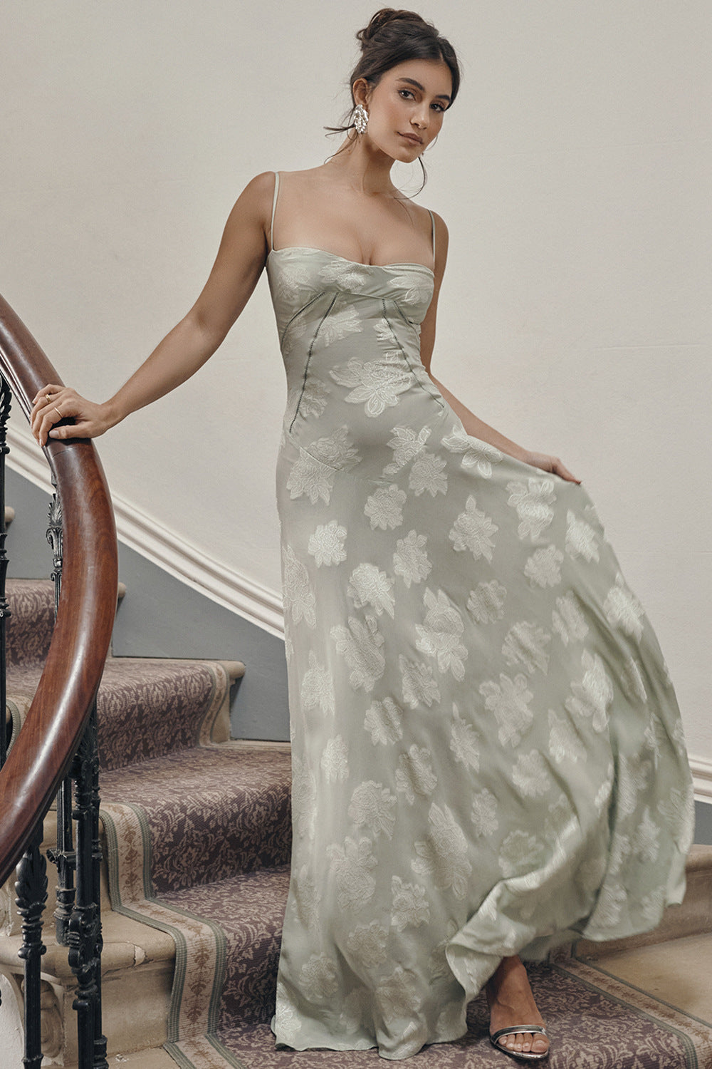Vestido Longo Modelador com Amarrações Corselet Modern Selena - GOLDEN ERA