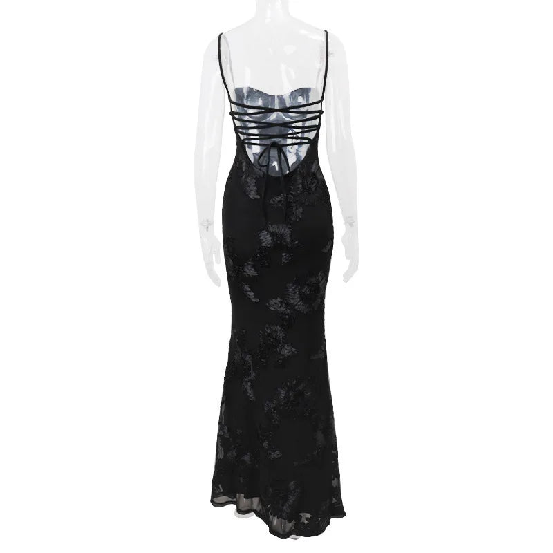 Vestido Longo Decote nas Costas Modern Dara