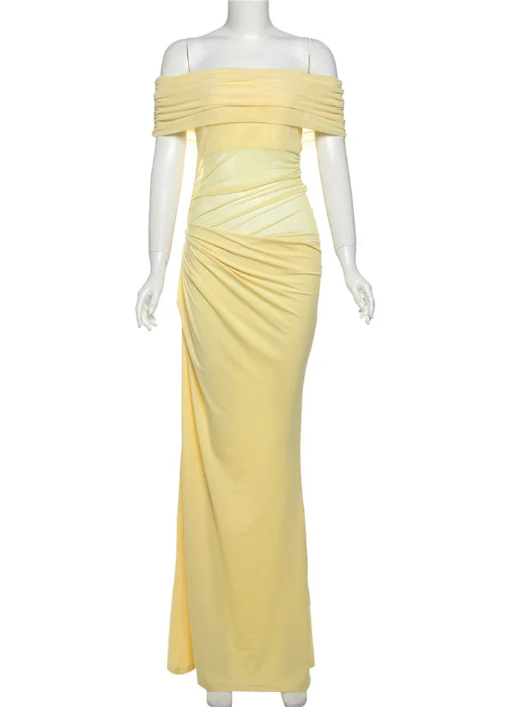 Vestido Longo Ombro a Ombro Modern Briella