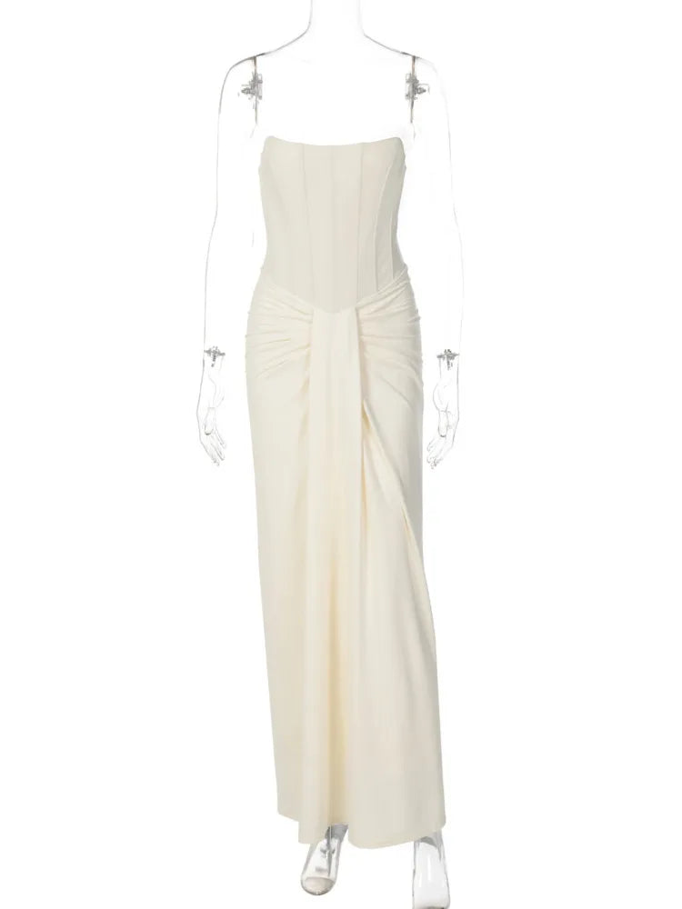 Vestido Longo Corselet Modern Vanilla