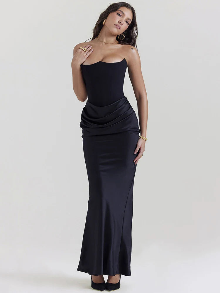Vestido Longo Modelador Corselet Modern La Noche - GOLDEN ERA