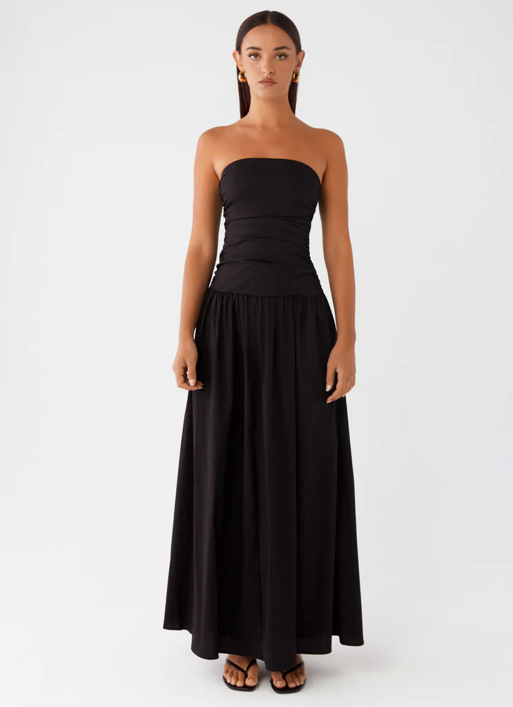 Vestido Sem Alças Elegante Modern Merlot