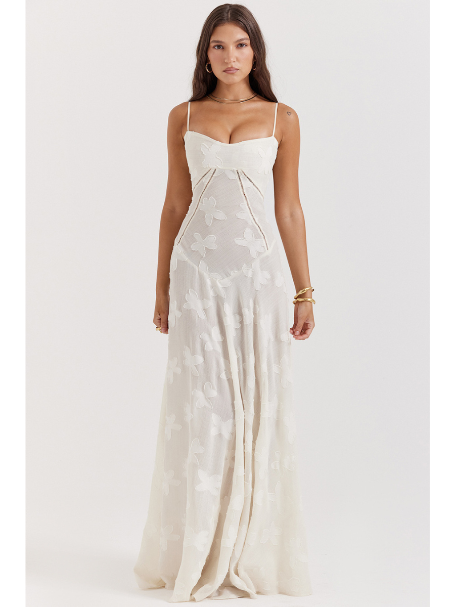 Vestido Longo Modelador com Amarrações Corselet Modern Selena - GOLDEN ERA